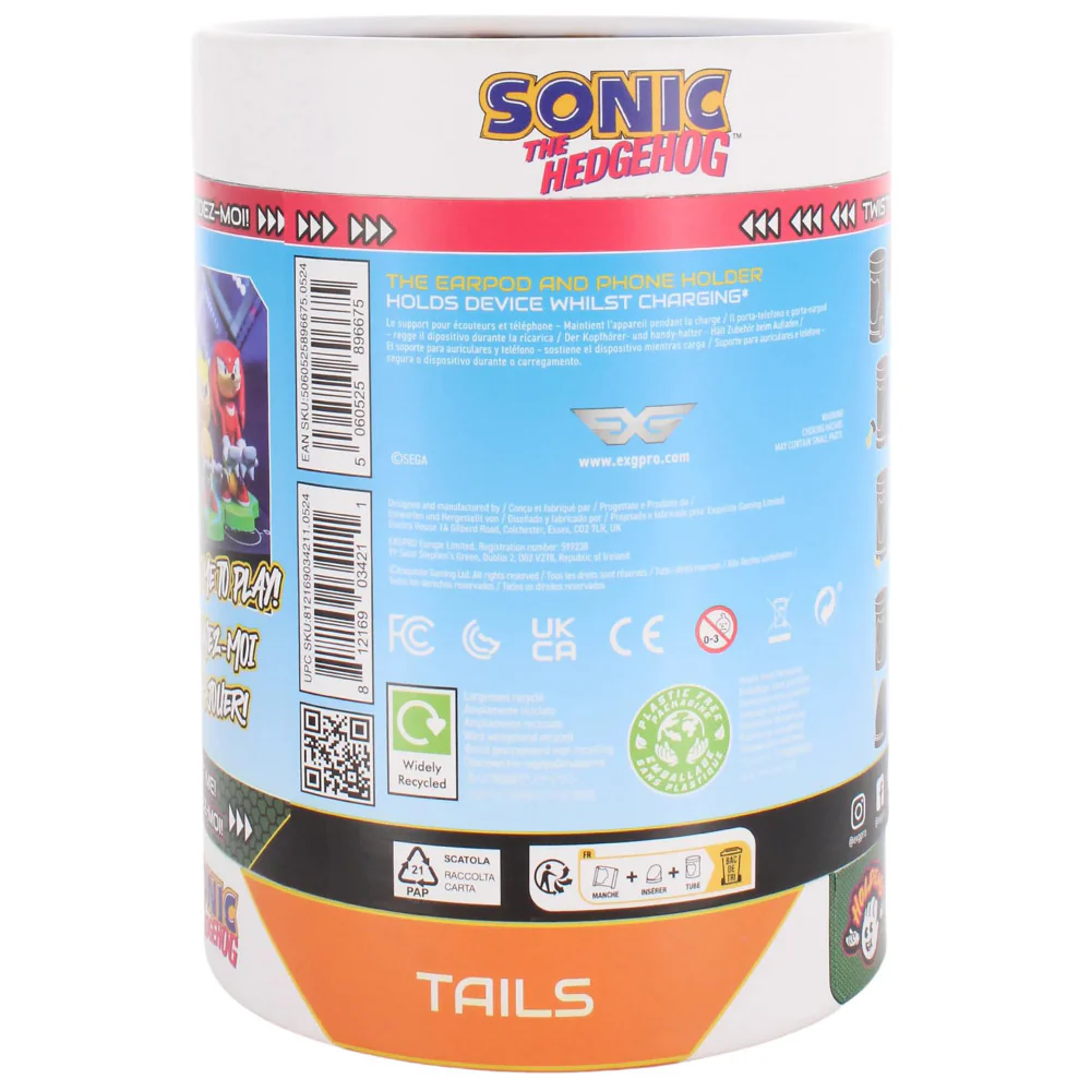 Exquisite Gaming: Holdems: SEGA - Tails - Earbud & Phone Holder - Image 7