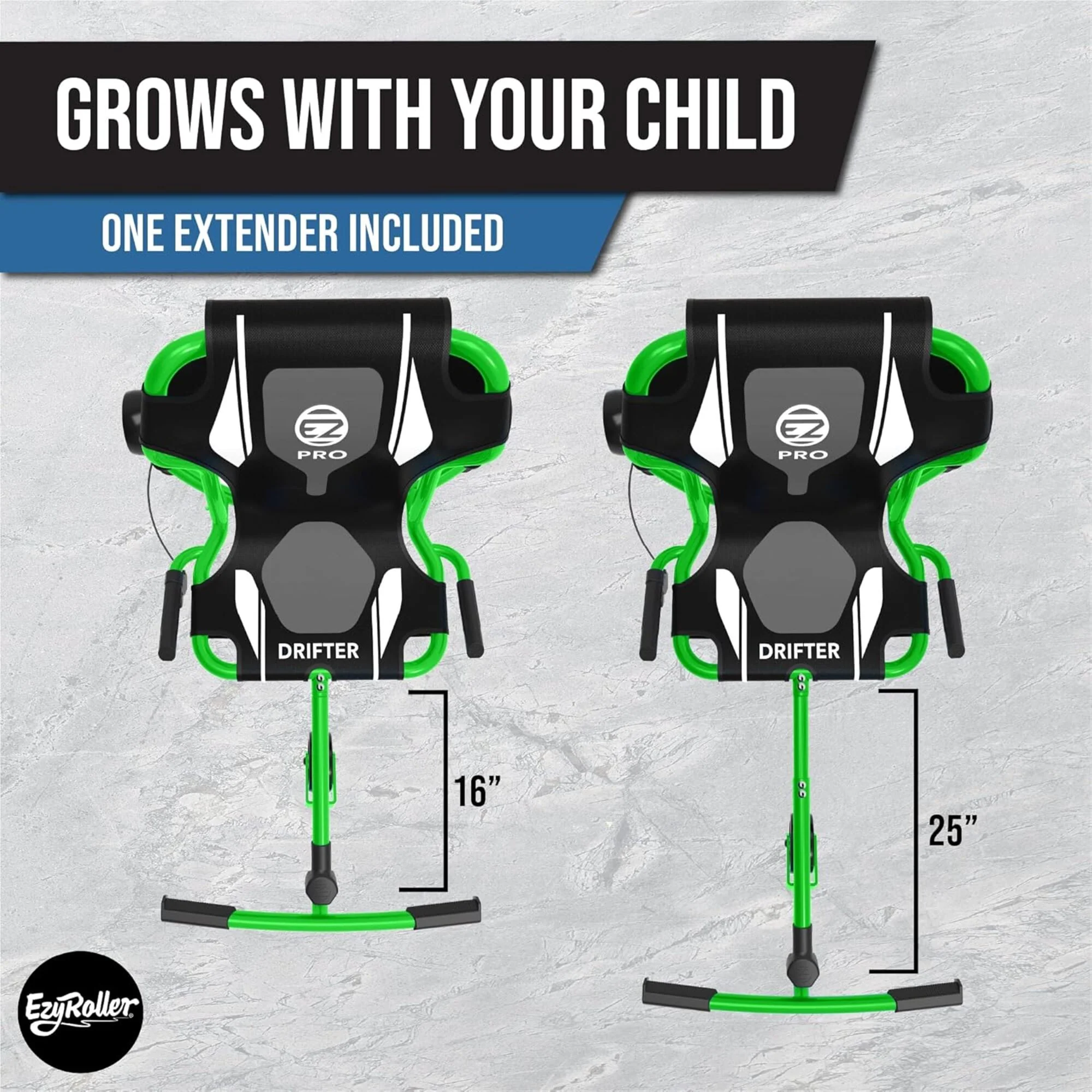 EzyRoller Drifter Pro X Pedal-Free Ride-On With Drifting Mechanism And Hand Brakes - Image 2
