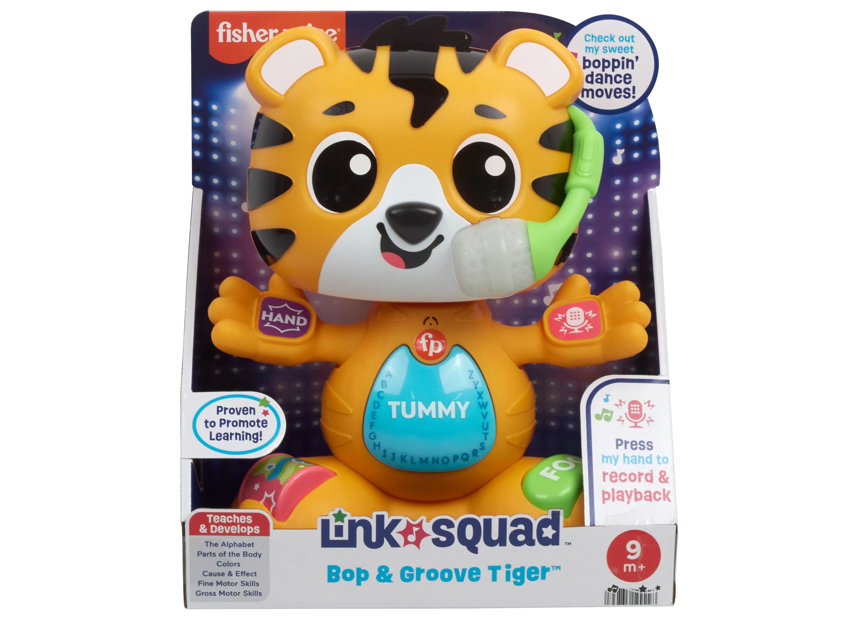 Fisher-Price Link Squad Bop Groove Tiger Interactive Learning Toy - Image 4