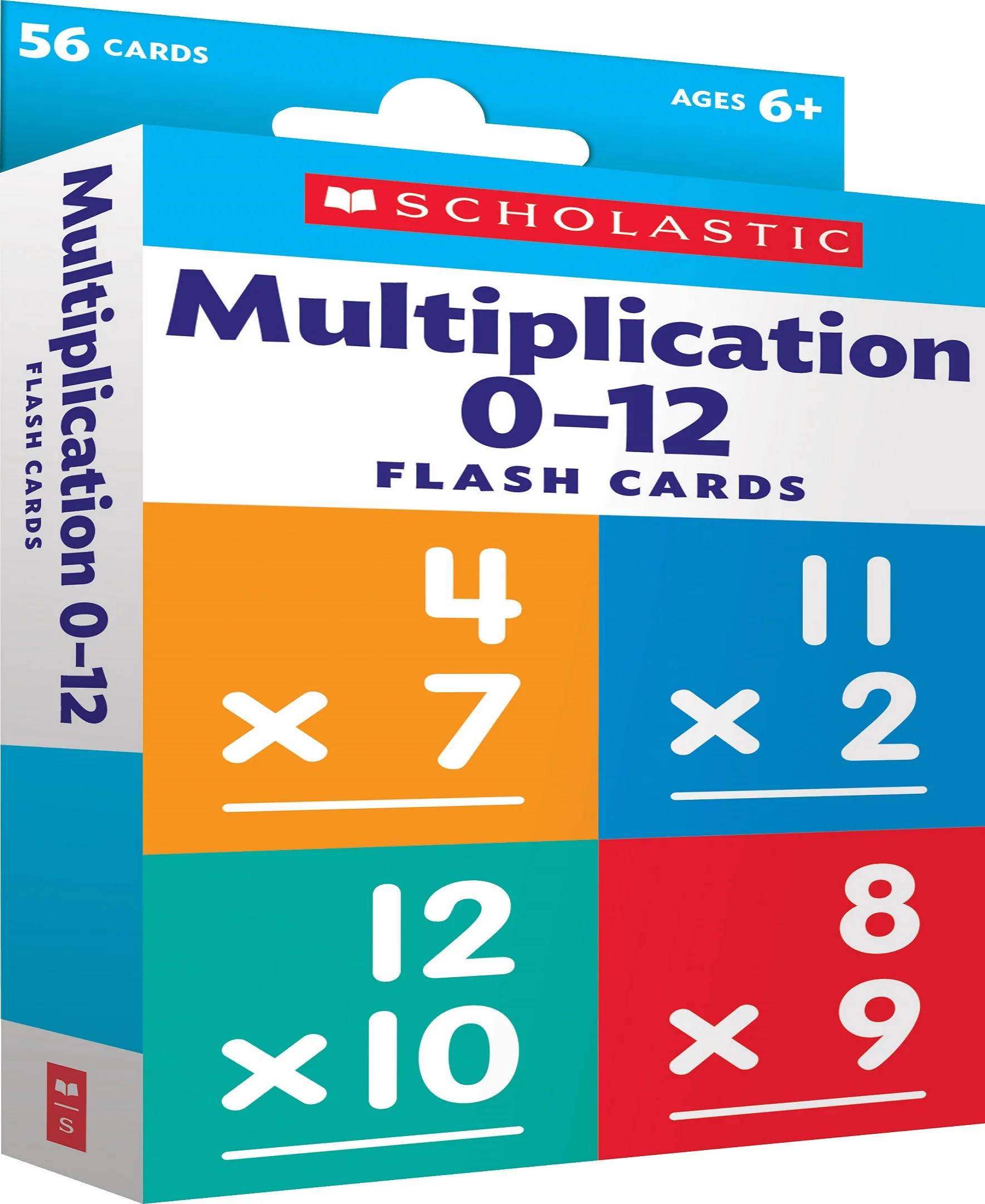 Vibrant Multiplication Mastery Flash Cards Set - Numbers 0-12