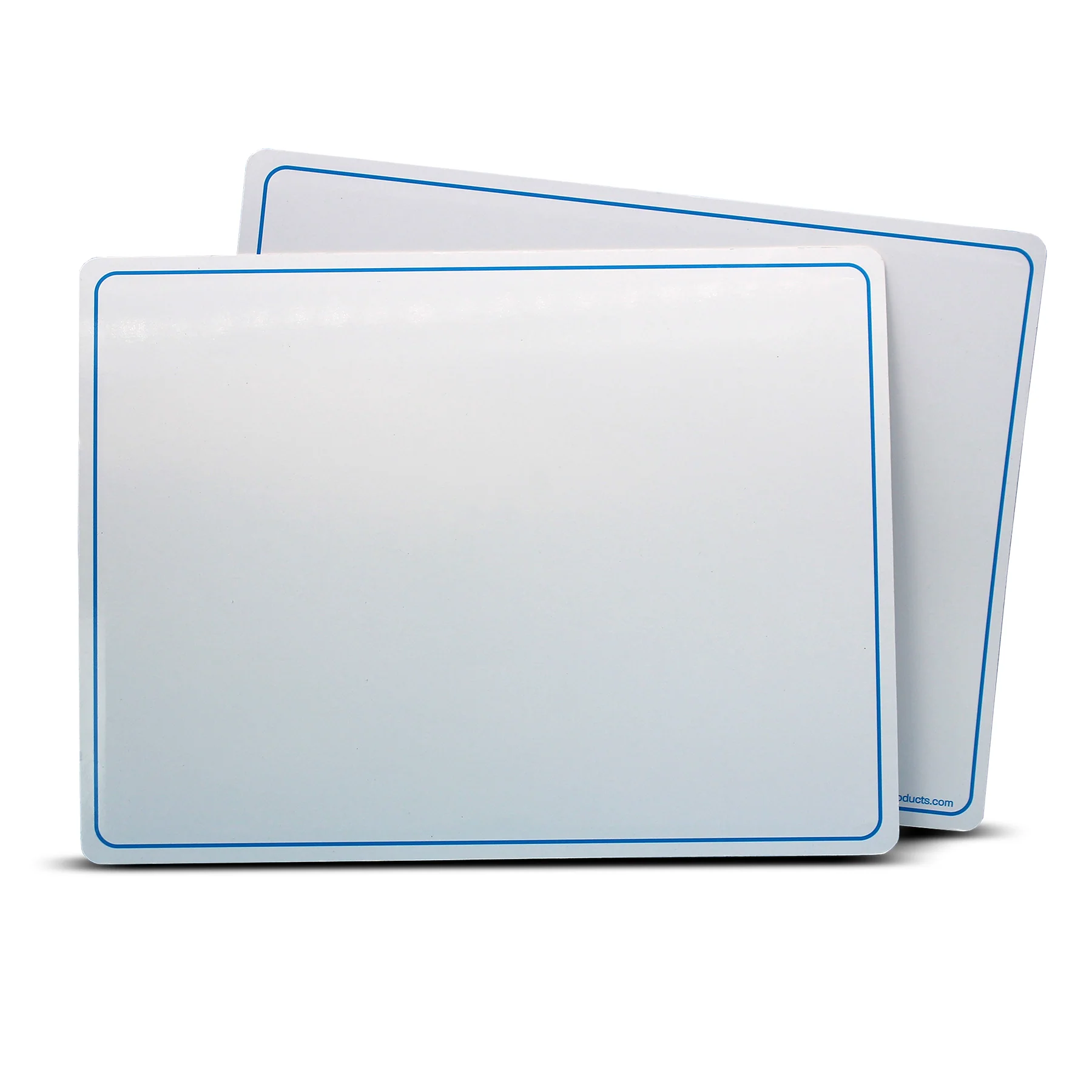 Flipside Dry Erase Learning Mat - Double-Sided - Blue Letters & Numbers - Pack of 48 - Image 2