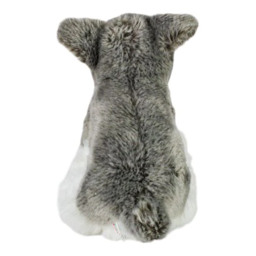 Cuddly Companions 9 inch Floppy Schnauzer Plush - Grey - Image 3