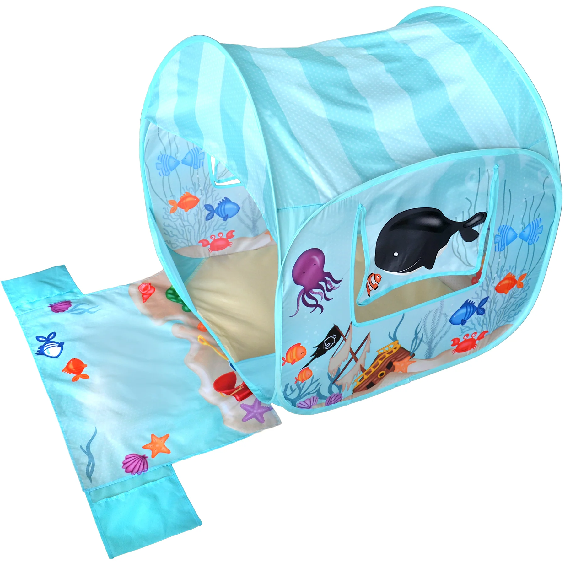 Fun2Give Pop-it-Up Beach Play Tent - Ocean Adventures