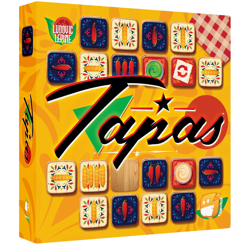 Funforge Tapas Tile Laying Board Game - Strategic Duel for Ages 8+