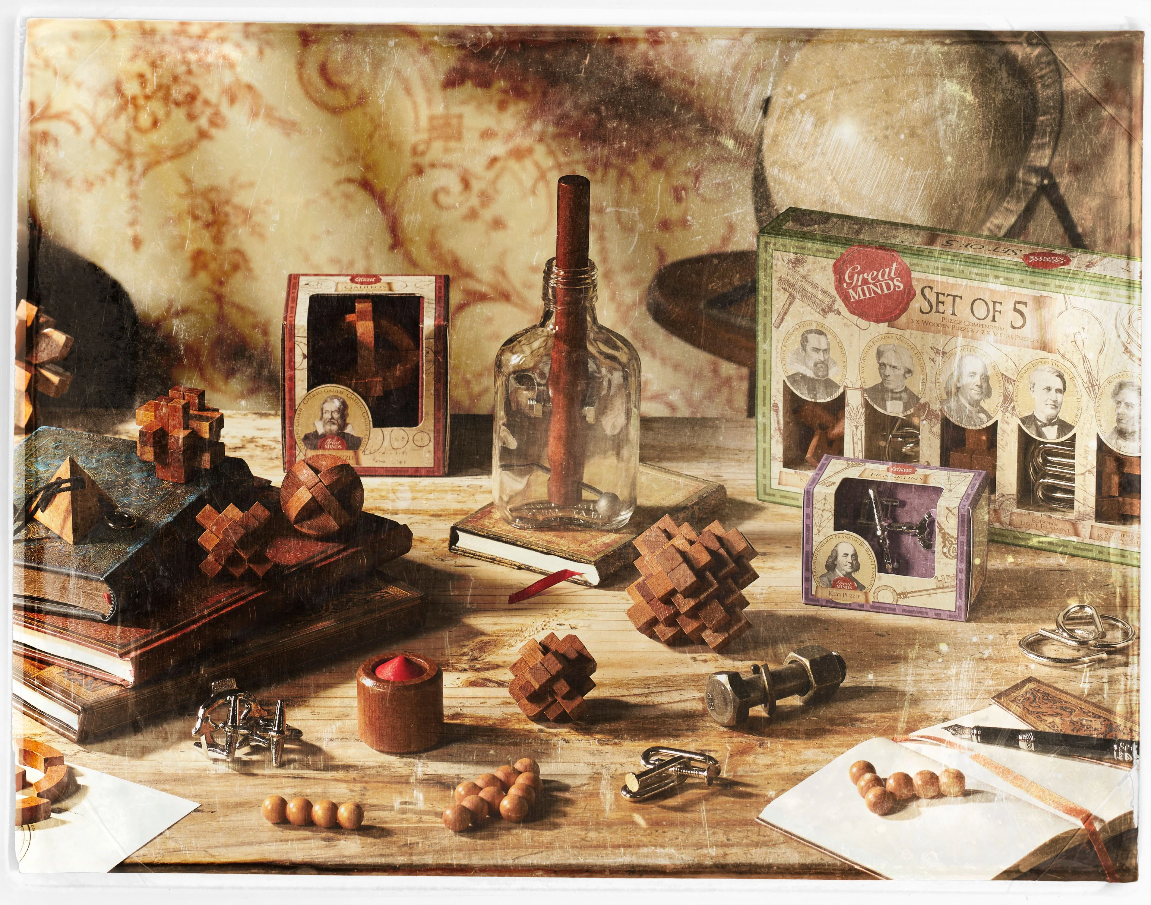 Great Minds Churchill Inspirational Bottle - Brainteaser Puzzle - Image 2