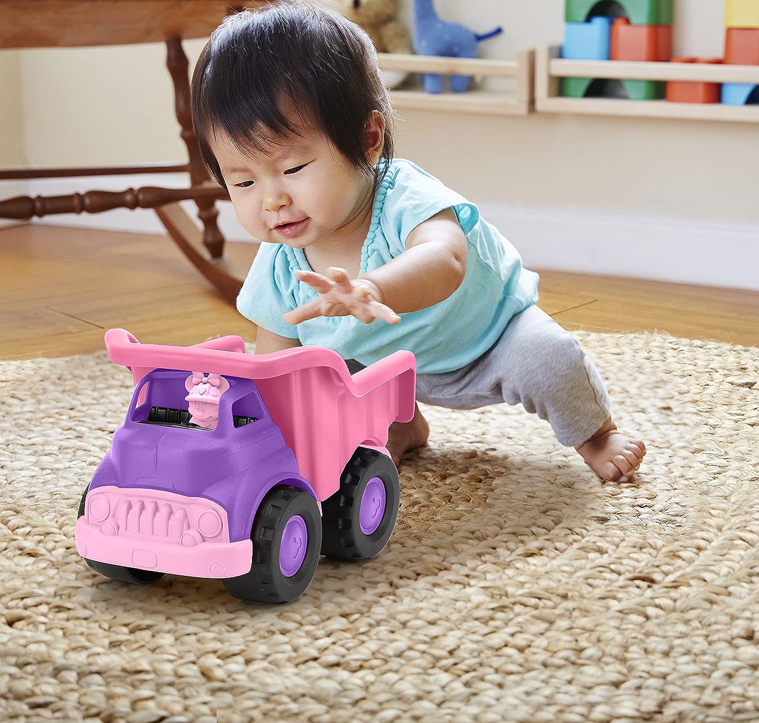 Green Toys Disney Minnie Mouse Eco-Friendly Dump Truck - Image 4