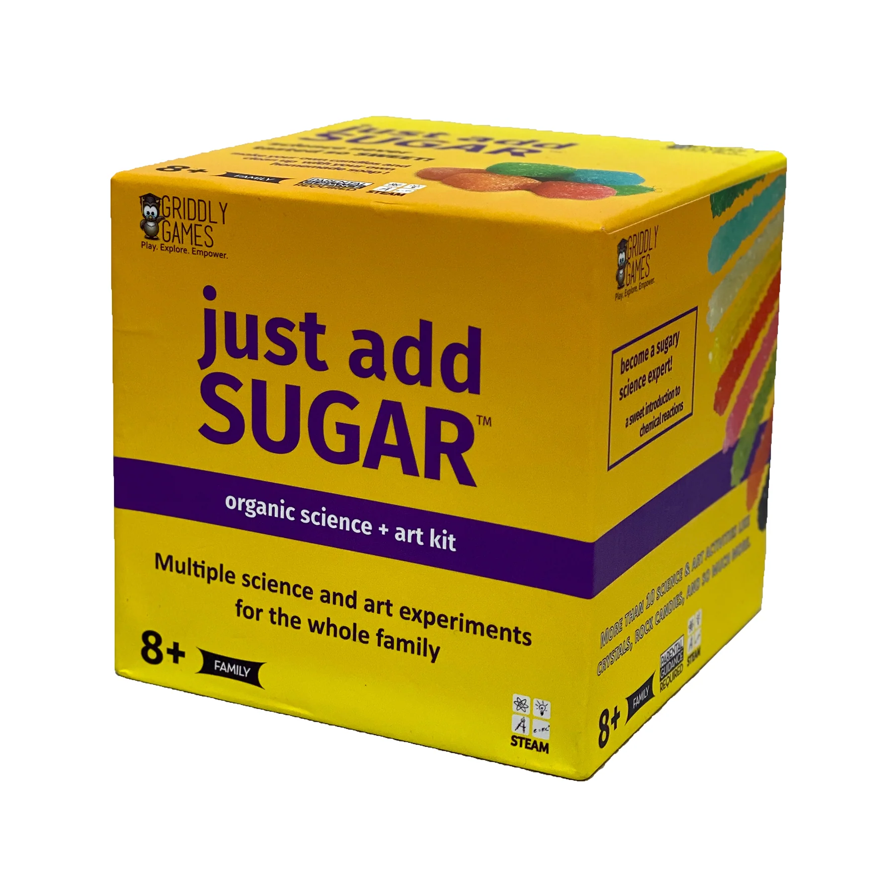 Griddly Games Just Add Sugar Science and Art Kit for Kids - Image 2