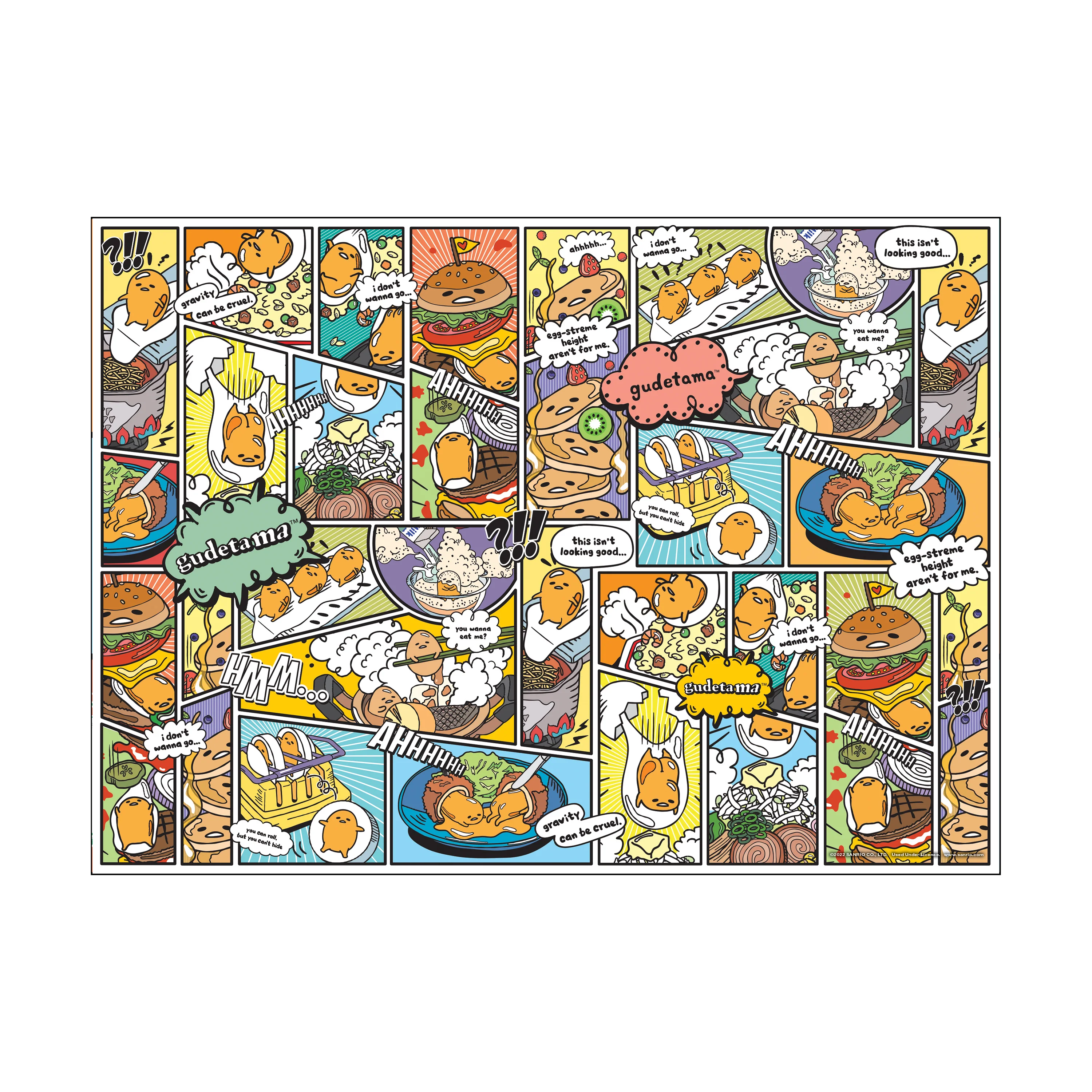 USAopoly Gudetama Amazing Egg-Ventures Jigsaw Puzzle - 1000 pc - Image 2