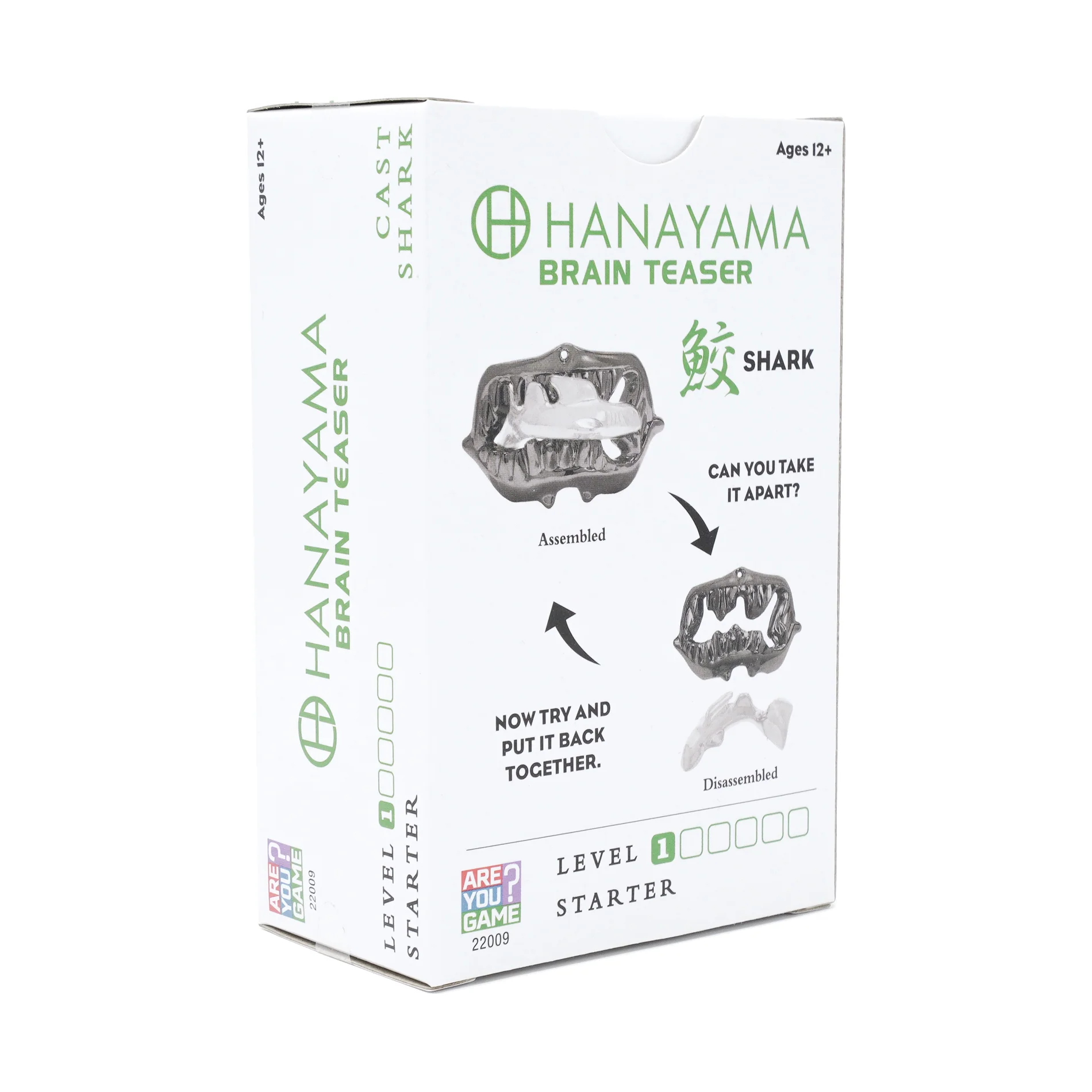 Hanayama Level 1 Cast Metal Shark Puzzle - Brain Teaser - Image 4