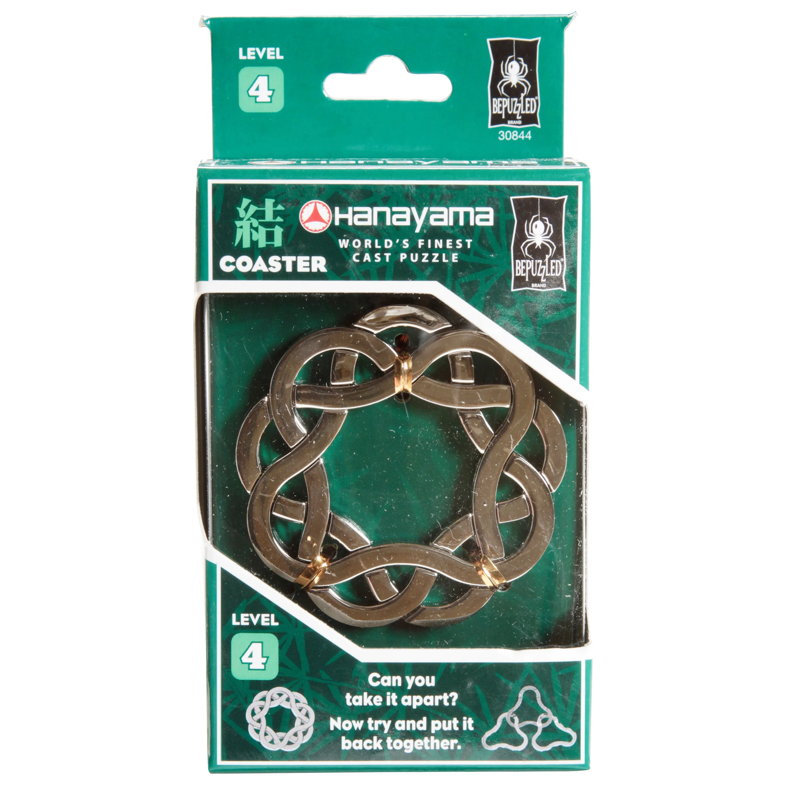 Hanayana Level 4 Cast Puzzle - Coaster: Twist & Untangle! - Image 2