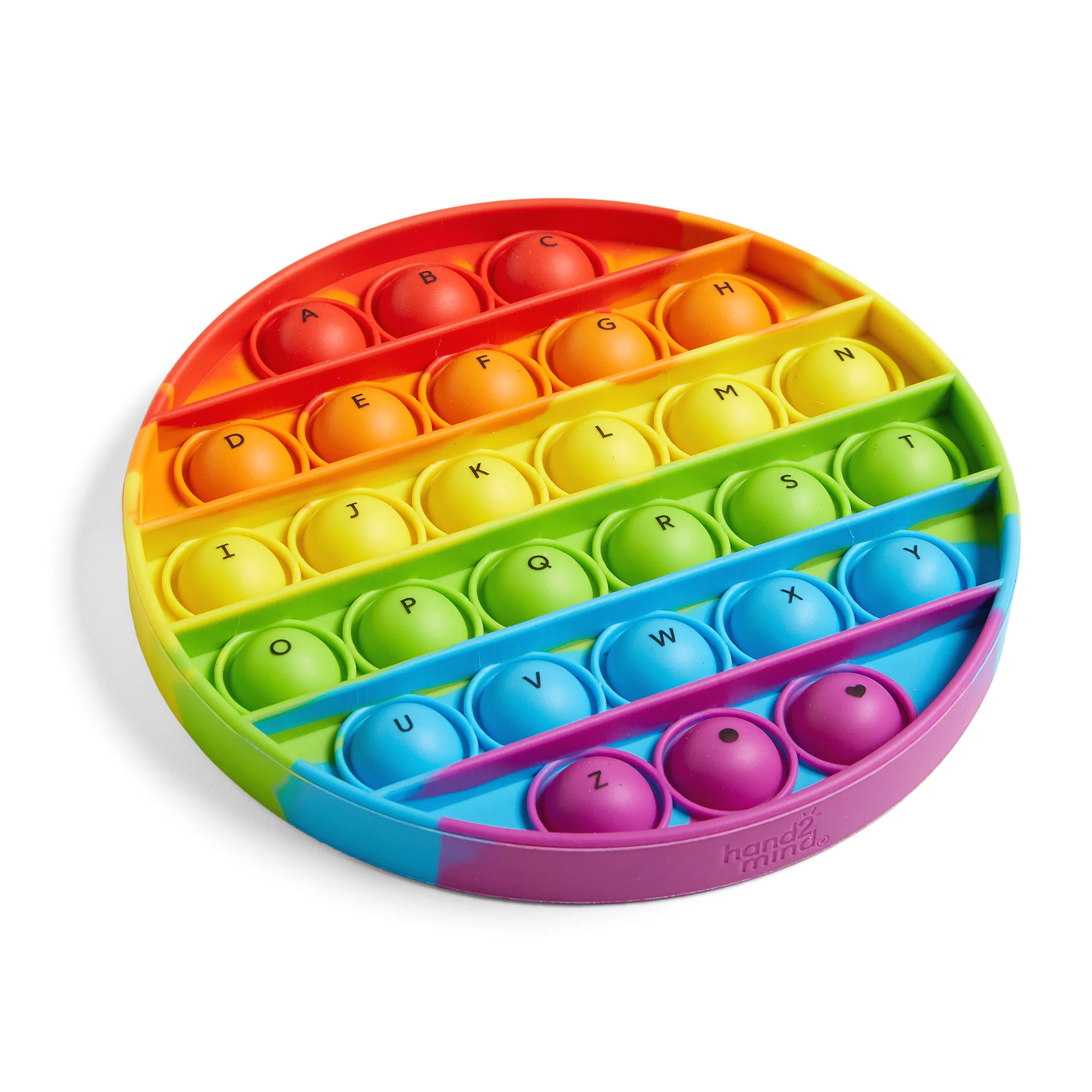 Hand2Mind Circular Alphabet Pop It Set - Educational Sensory Toy for Kids - Image 2