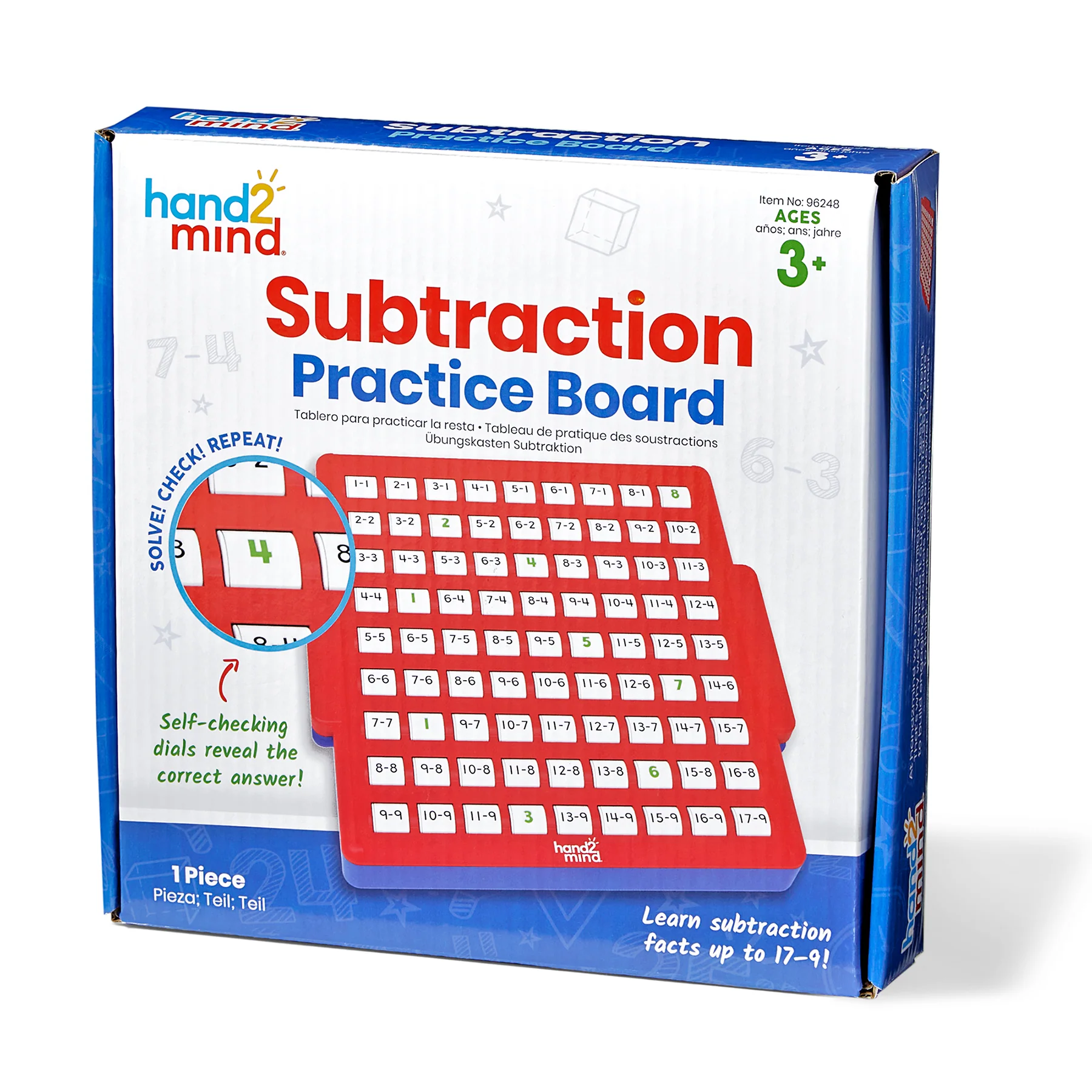 Hand2Mind Interactive Math Facts Board - Master Subtraction Skills - Image 3