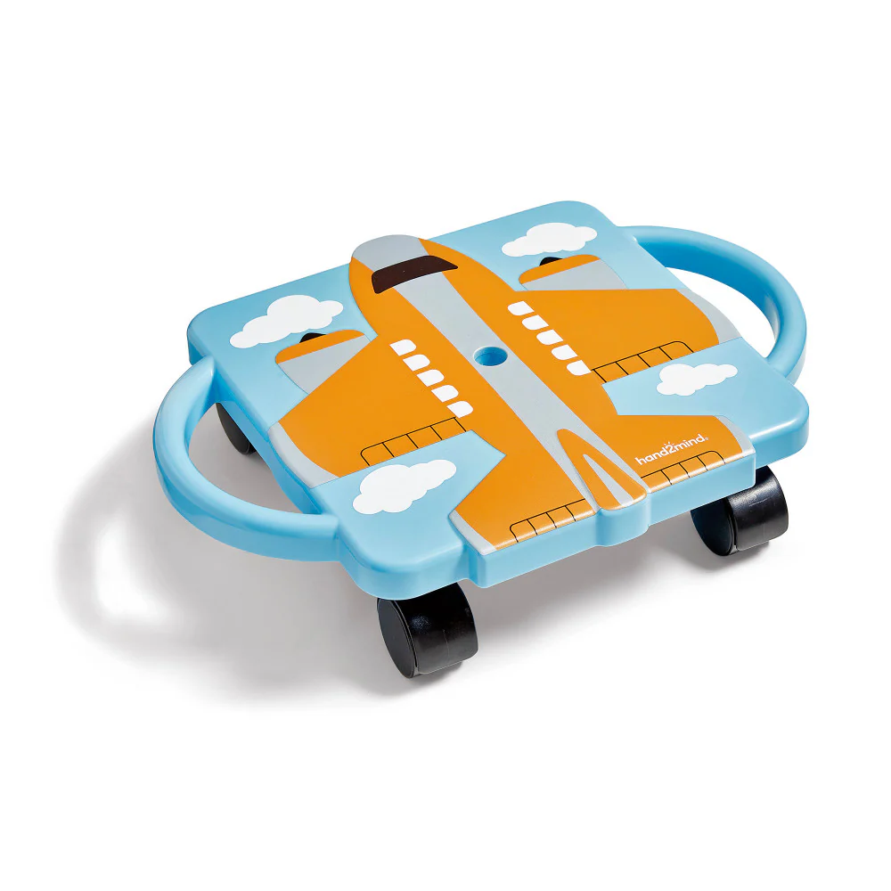 Hand2Mind - Plane Glider Scooter Board - Youth Series, Orange - Image 5