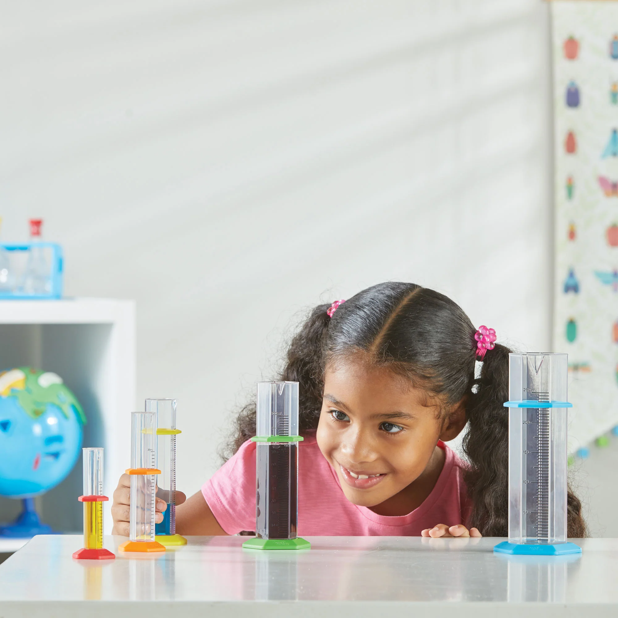 Hand2Mind Starter Science Graduated Cylinders Set for Kids - Image 7