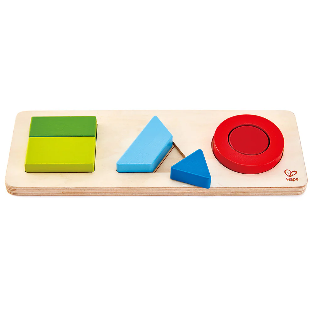 Hape Dual-Sided Geometry Wooden Puzzle - 7 pc - Image 5