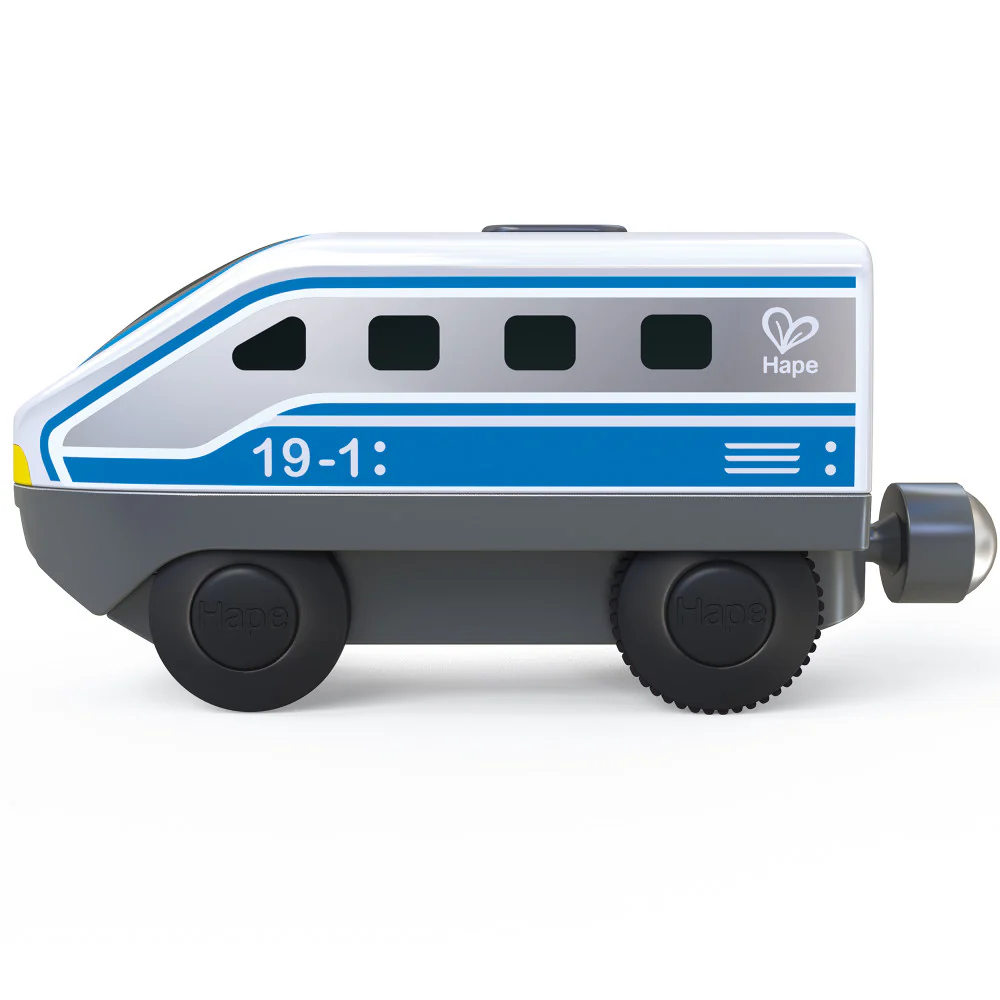 Hape Intercity - Battery-Operated Locomotive Set - Vibrant Colors - Image 8