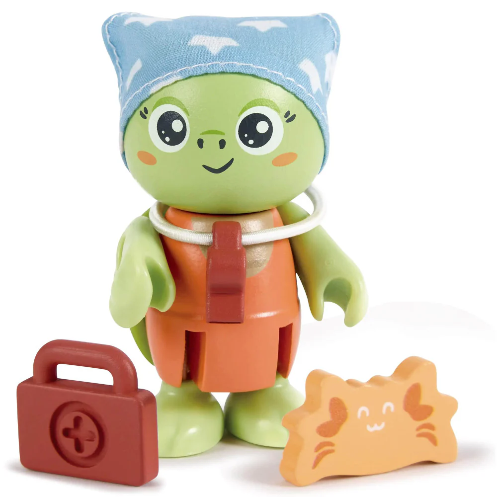 Hape Kayl & Wai Sea Rescue Adventure Playset - Turtle Figurines - Image 3