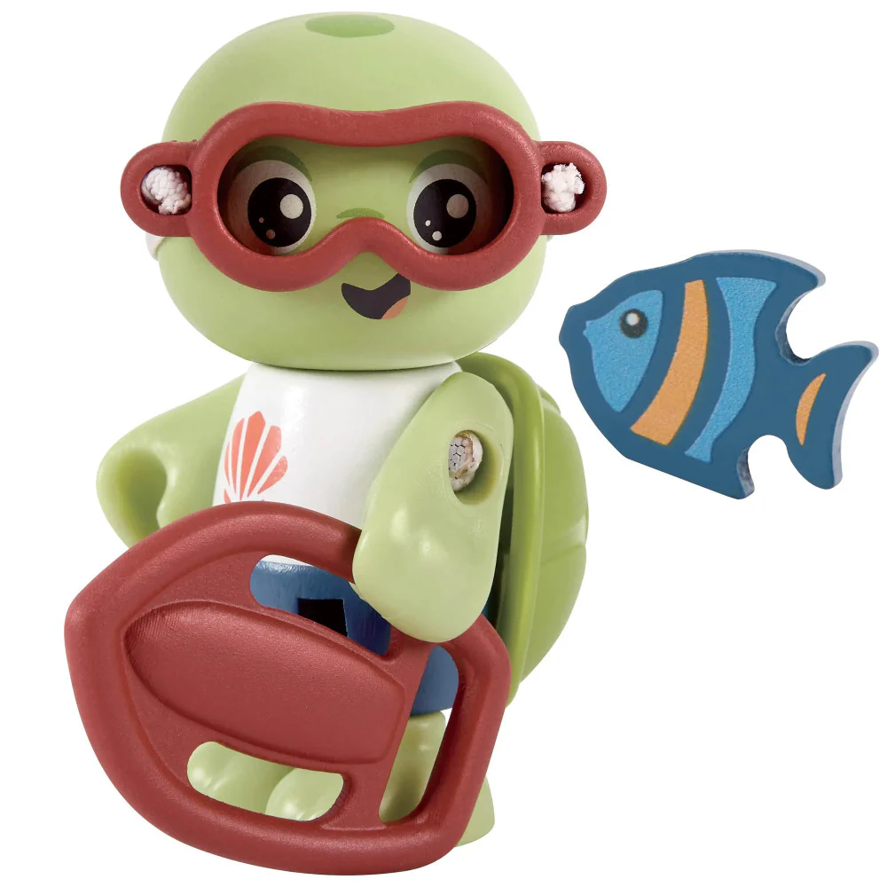 Hape Kayl & Wai Sea Rescue Adventure Playset - Turtle Figurines - Image 5