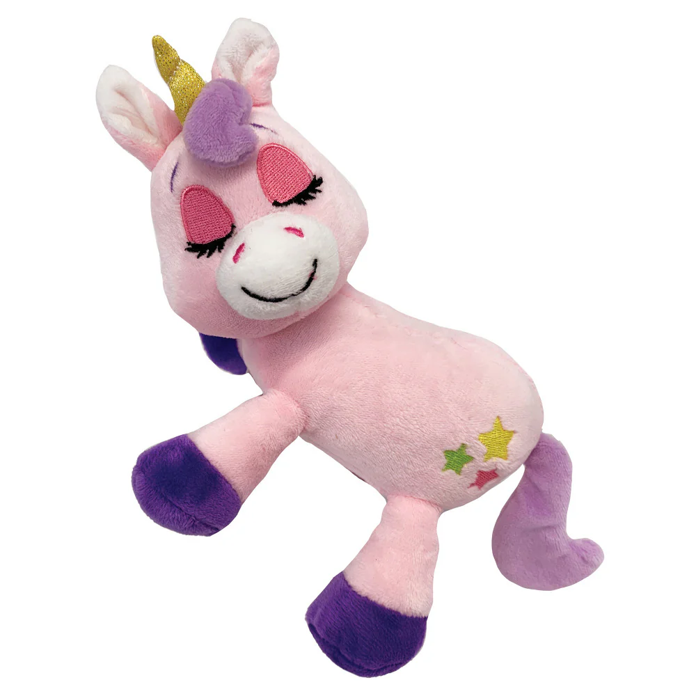 Happy Nappers Lullabrites Moon Pet 12 inch Interactive Unicorn - Pink-Purple - Image 2