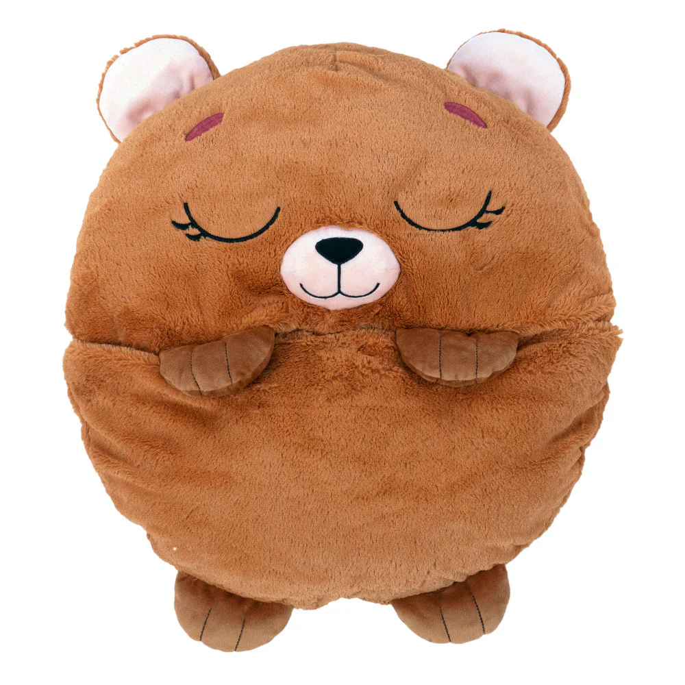 Happy Nappers Large Benny The Brown Bear Plush Sleepy Sack - Image 3