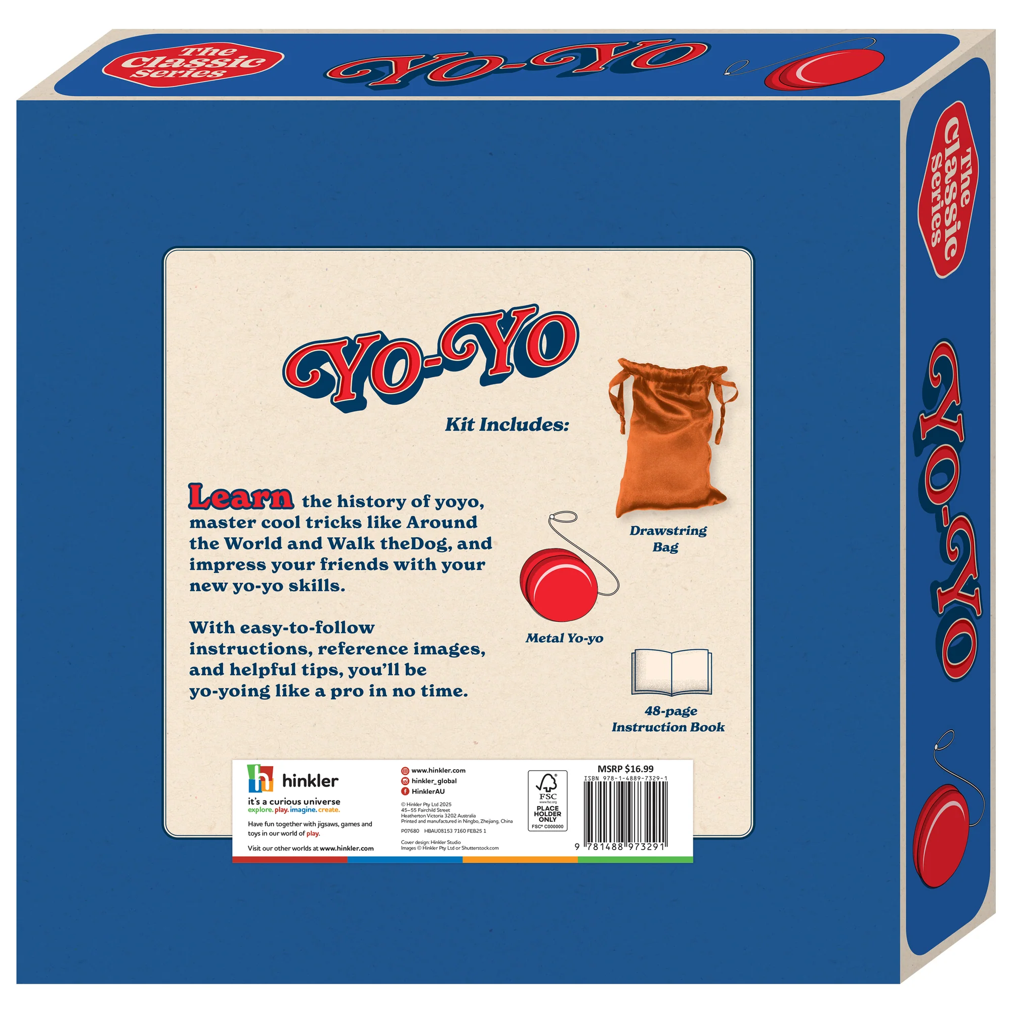 Hinkler Learn Yoyo Skills 3-Piece Kit With Championship Yoyo And Instructional Book - Image 3