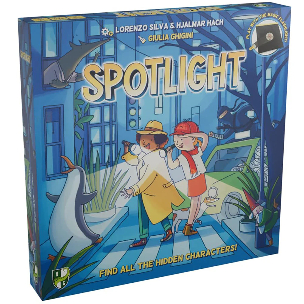 Horrible Guild Spotlight: Magical Flashlight Family Board Game, Ages 6+