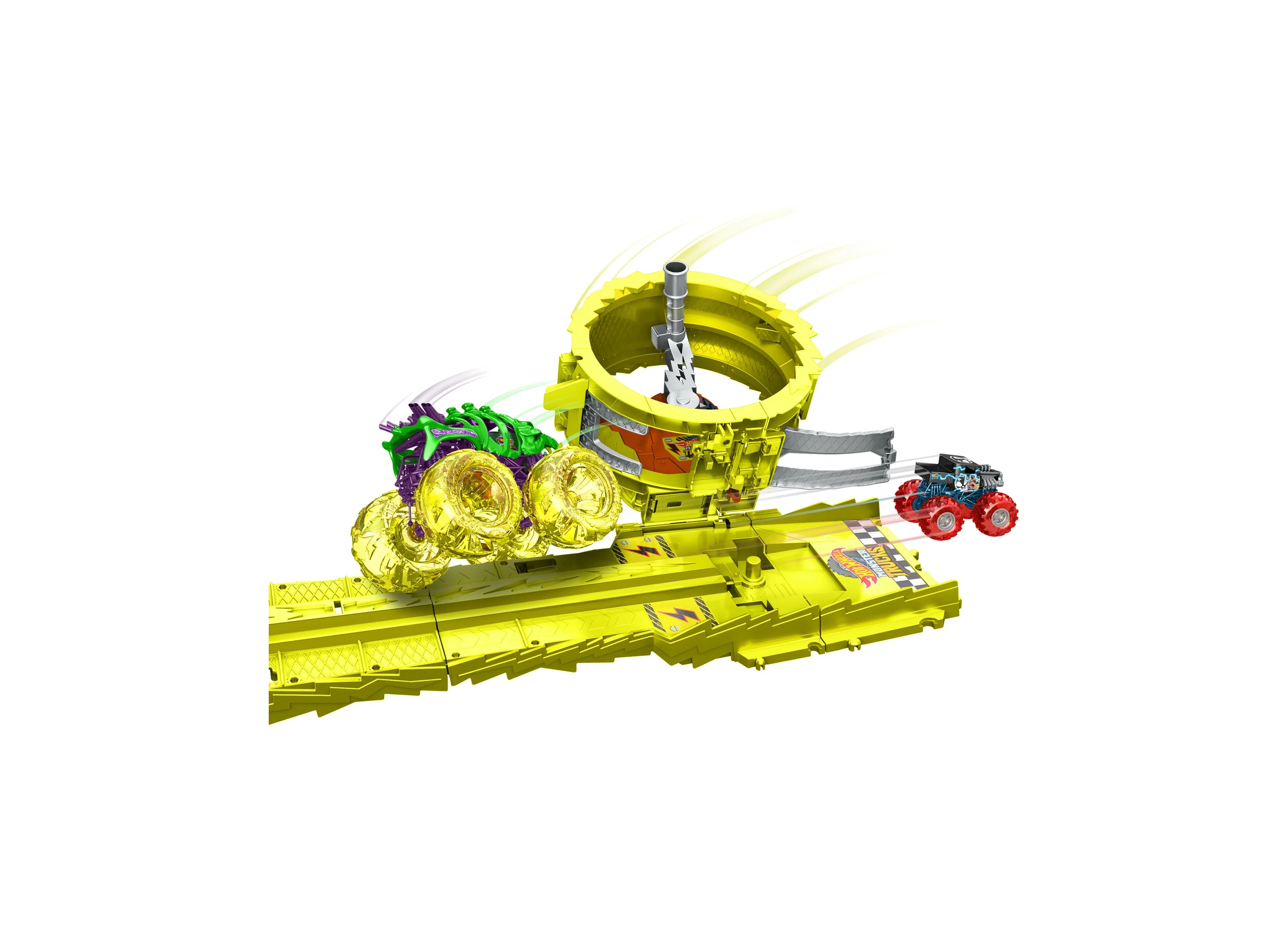 Hot Wheels Monster Trucks Race and Chase Challenge Playset - Image 5