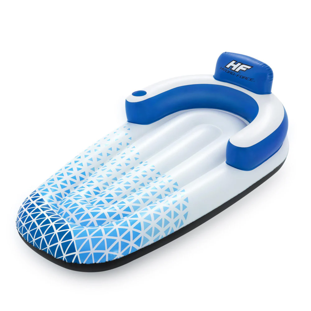 Bestway Hydro Force Indigo Wave Inflatable Pool Lounge - 72" x 42"