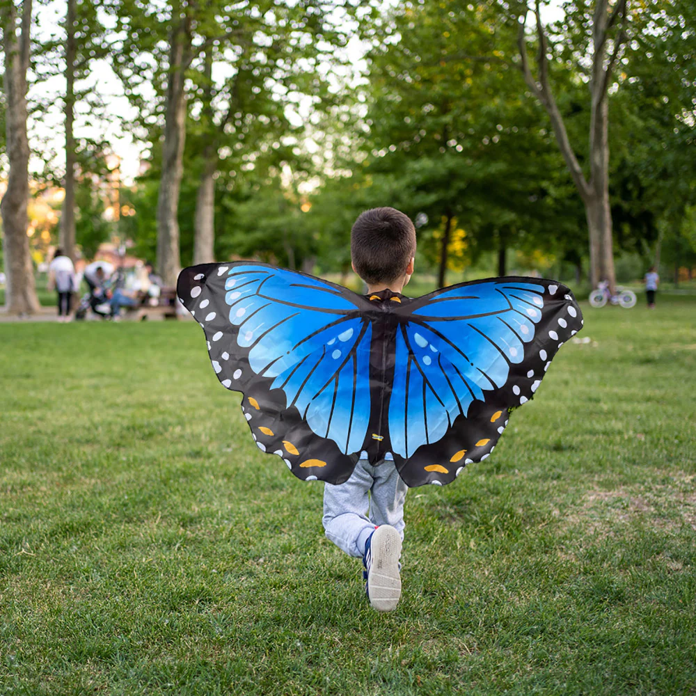 Insect Lore Morpho Butterfly Dress-Up Wings – Blue - Image 4