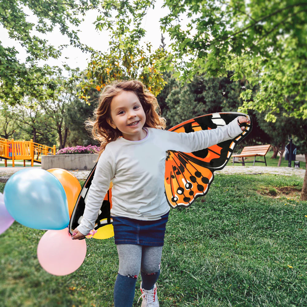 Insect Lore Painted Lady Butterfly Wings for Dress-Up - Image 3