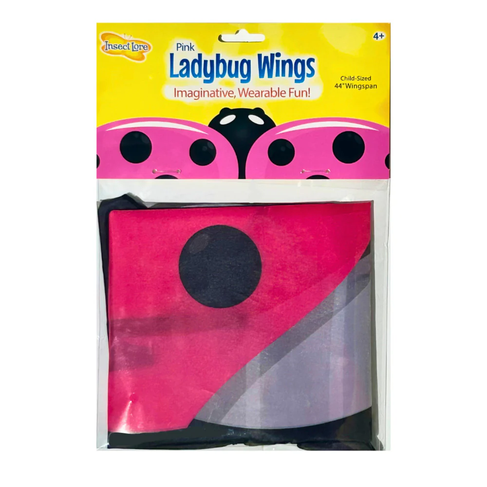 Insect Lore Pink Ladybug Dress-Up Wings for Kids - Image 5