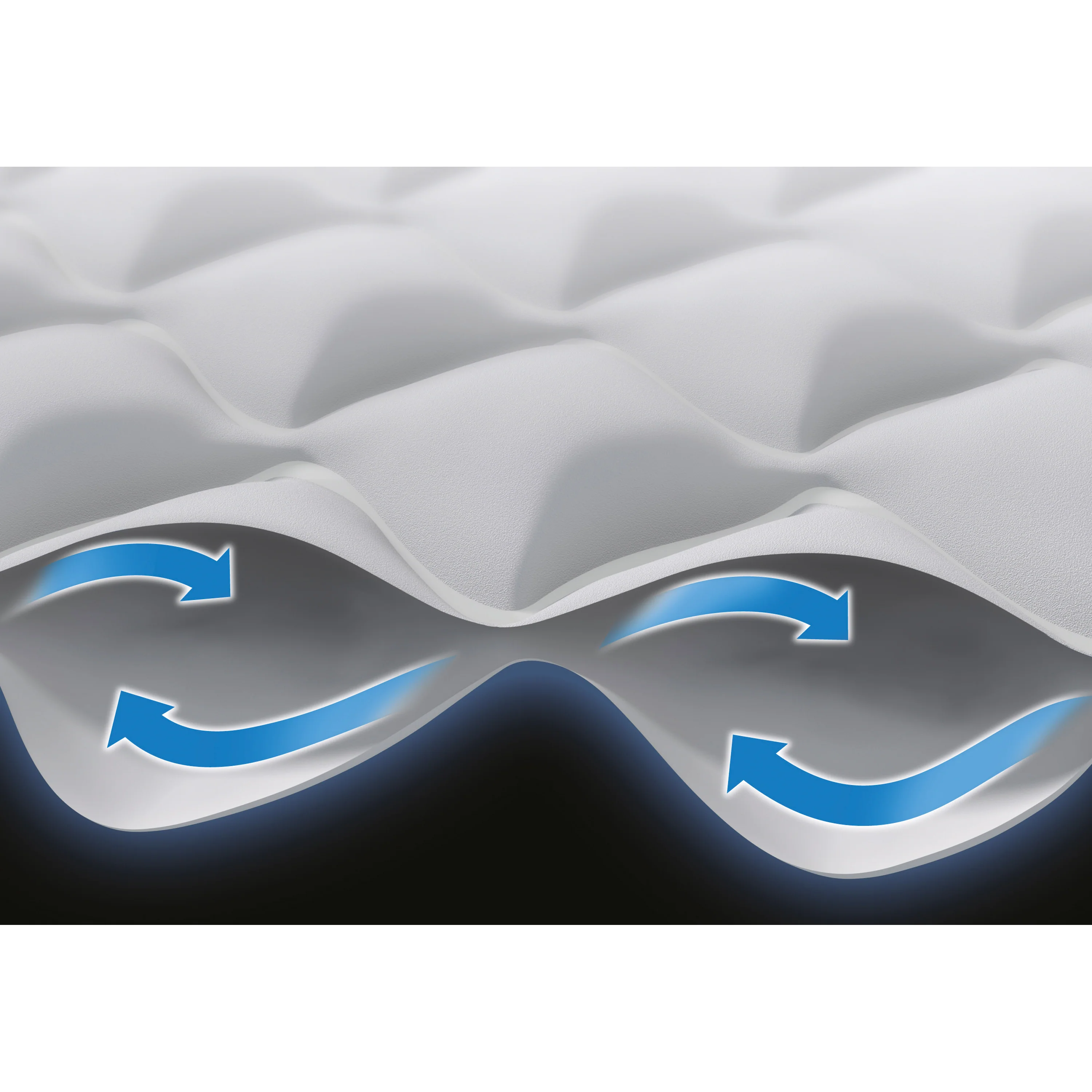 Intex Supreme Queen Airbed with Built-in Electric Pump & Fiber-Tech Technology - Image 4