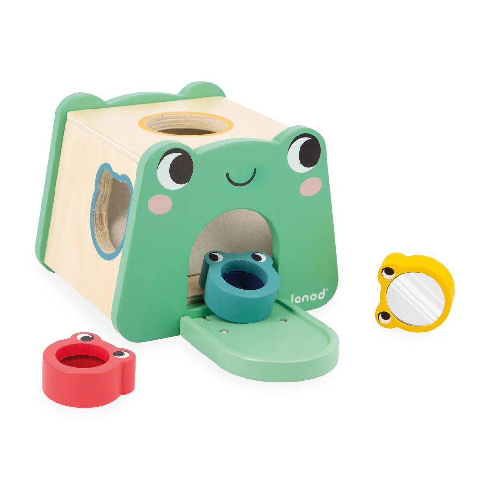 Janod Sensory Exploration Toy Box - 4 Toys for 12 Months & Up - Image 3