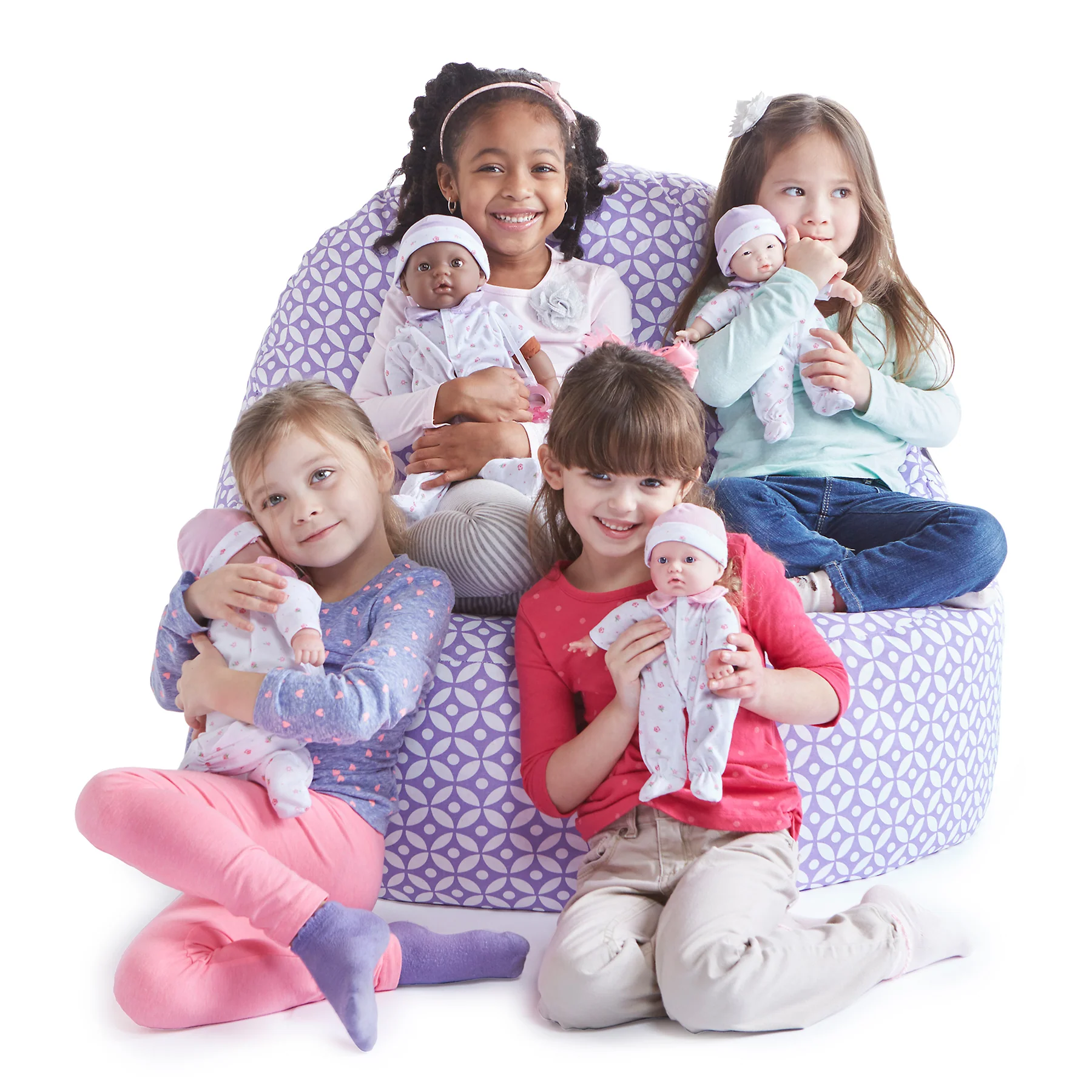 JC Toys La Baby Soft 11-inch Doll - Bright Blue Eyes - Image 8