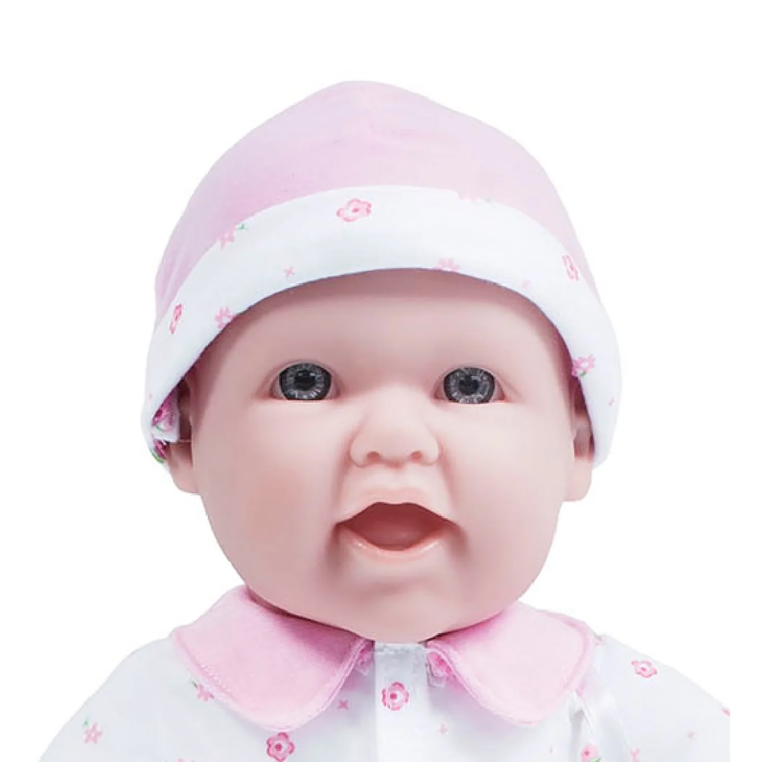 JC Toys La Baby Soft 16" - Pink Sleeper with Pacifier - Image 4