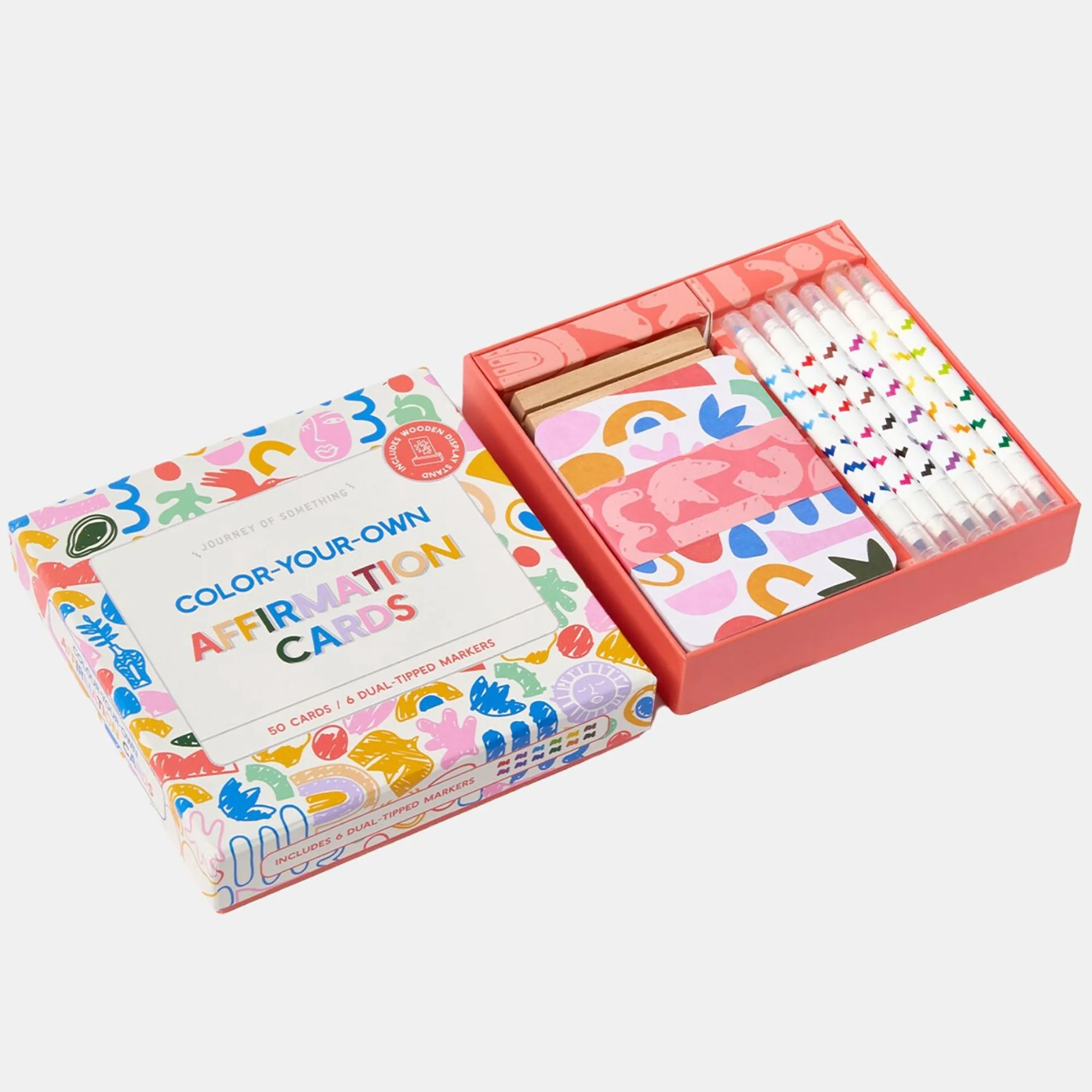 Journey Of Something Color Your Own Affirmation Cards 50-Piece Set - Image 2