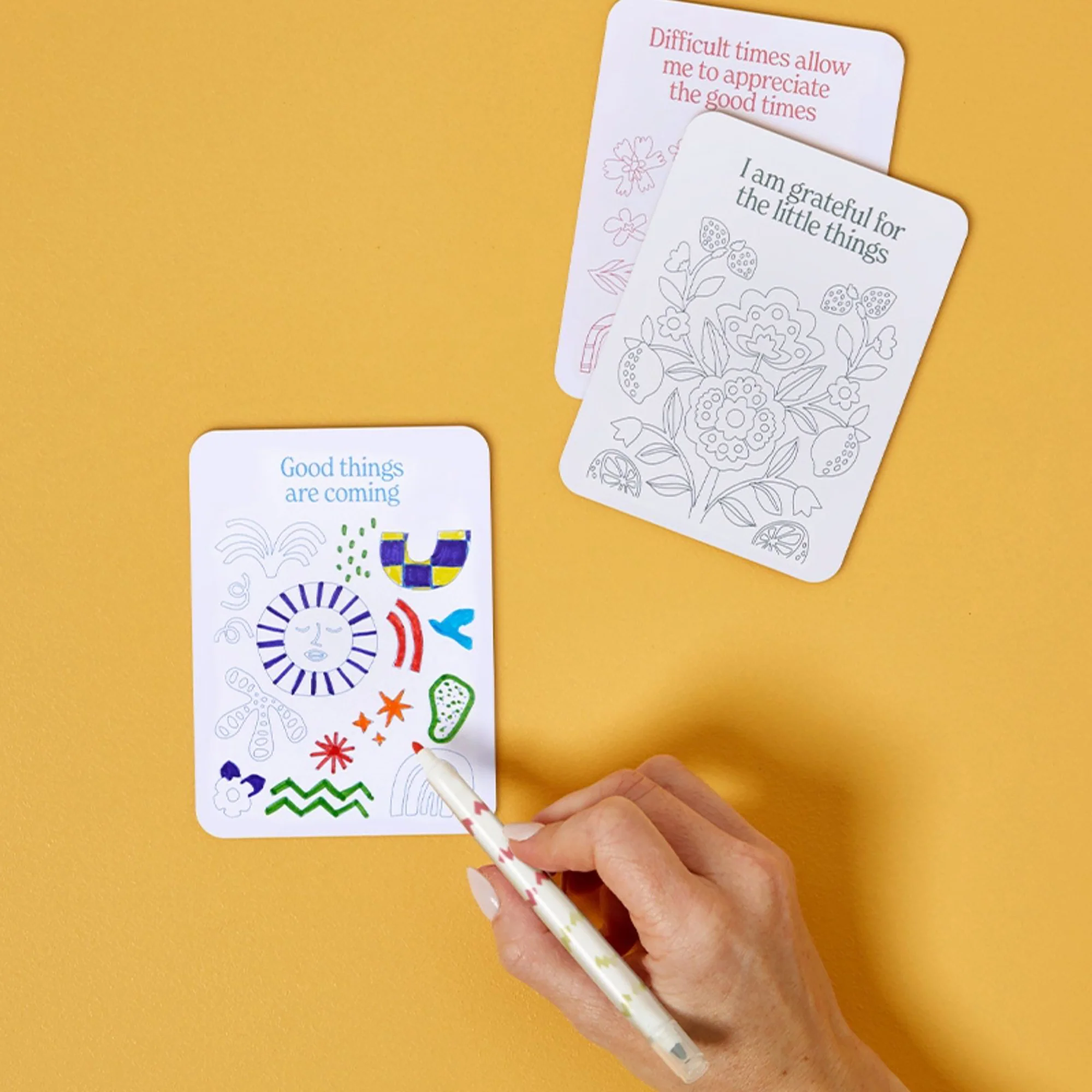 Journey Of Something Color Your Own Affirmation Cards 50-Piece Set - Image 5