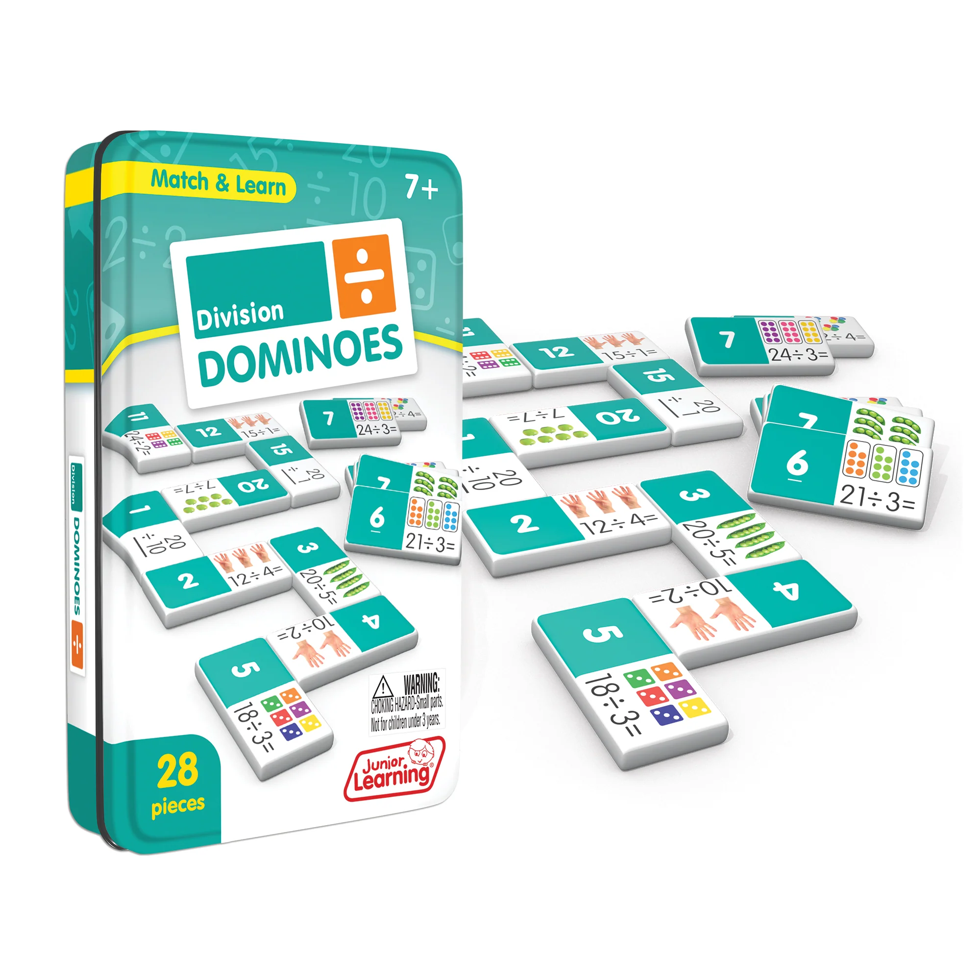 Junior Learning Division Whiz Match & Learn Dominoes - Double Fun Pack - Image 2