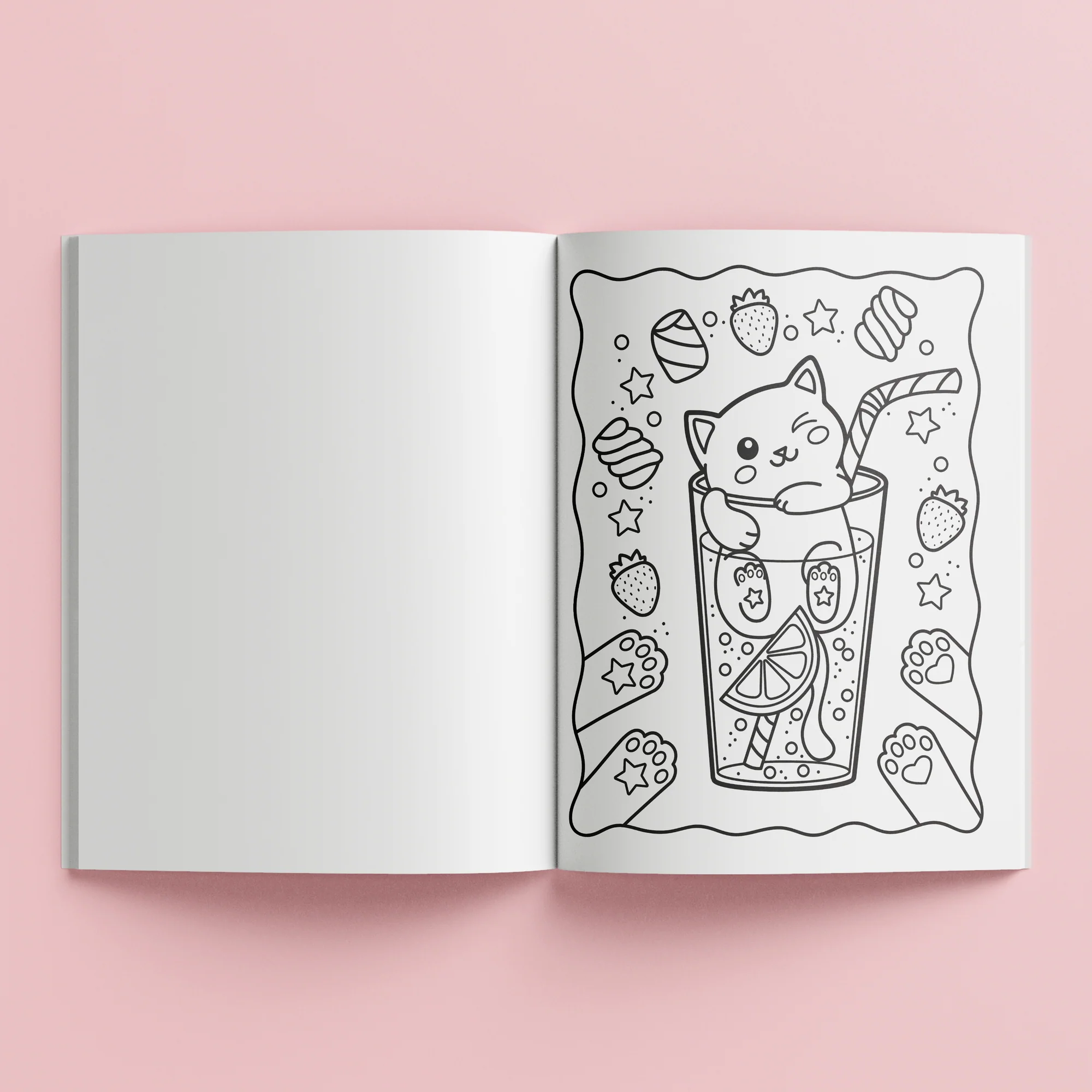 Kaleidoscope Super Cute Sticker Coloring Book With 500+ Stickers And 128 Pages - Image 4