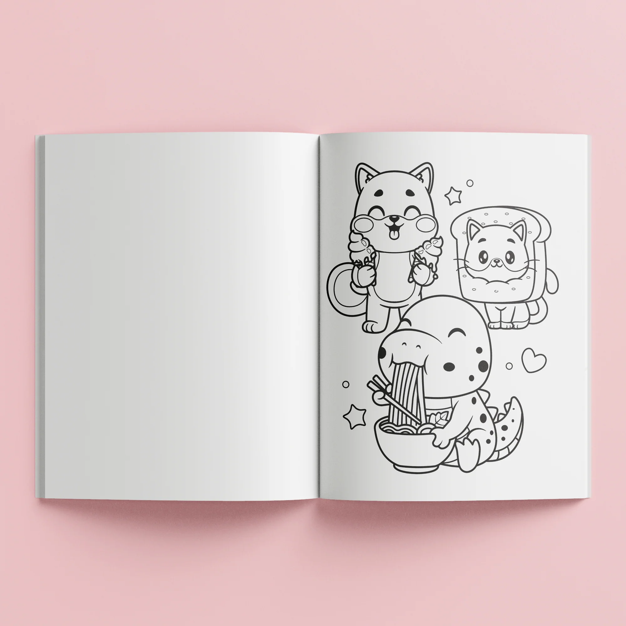 Kaleidoscope Super Cute Sticker Coloring Book With 500+ Stickers And 128 Pages - Image 5