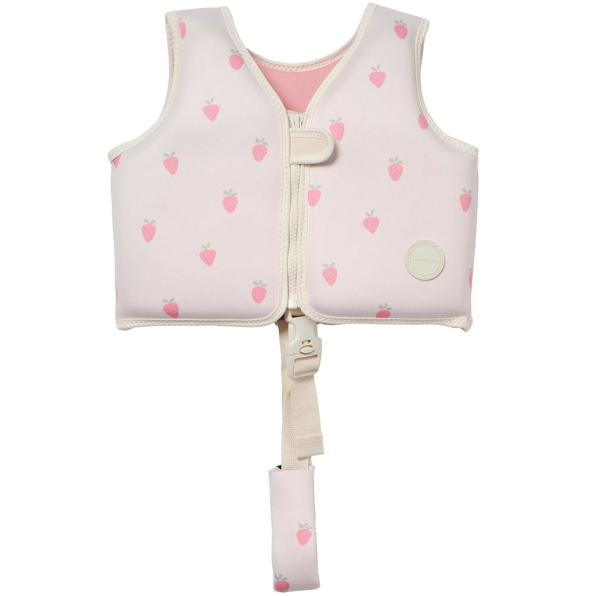 Sunnylife Strawberry Swim Vest With Anti-Rise Safety Strap