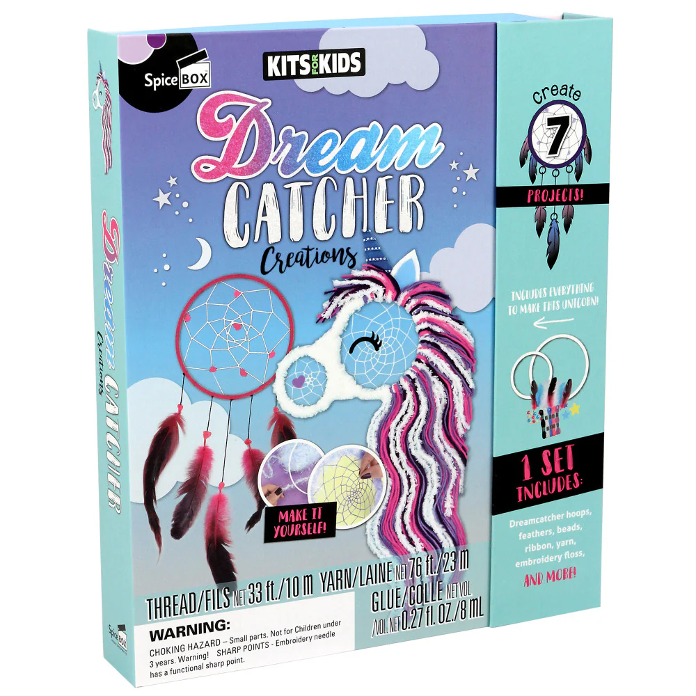 Dream Weaver Kids Dream Catcher DIY Kit - Creative Activity Set, Ages 8+