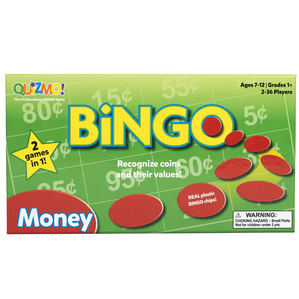Learning Advantage QUIZMO Money Interactive Bingo-Style Money Game