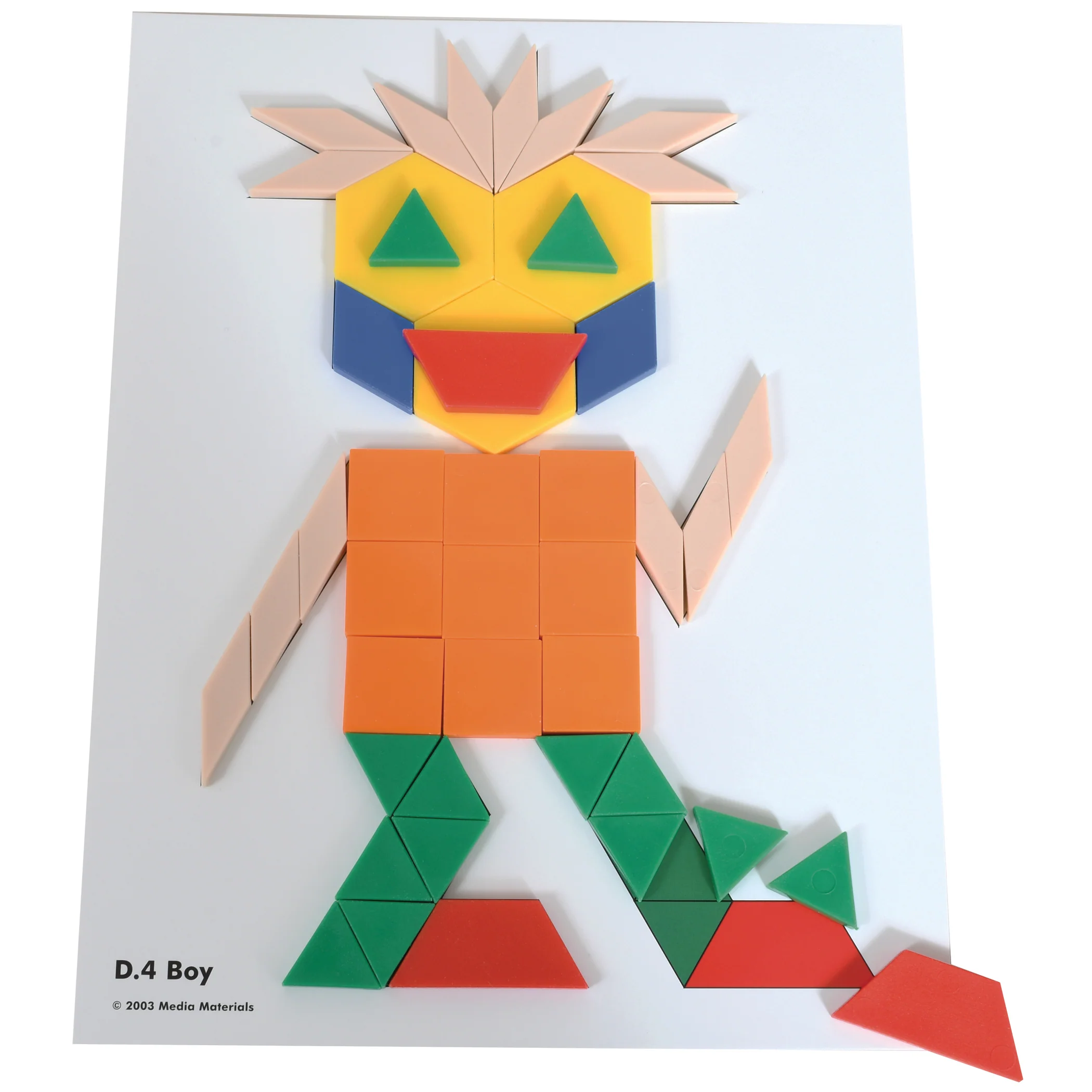 Learning Advantage Fun Geometry Pattern Block Activity Cards - Set of 60 - Image 6