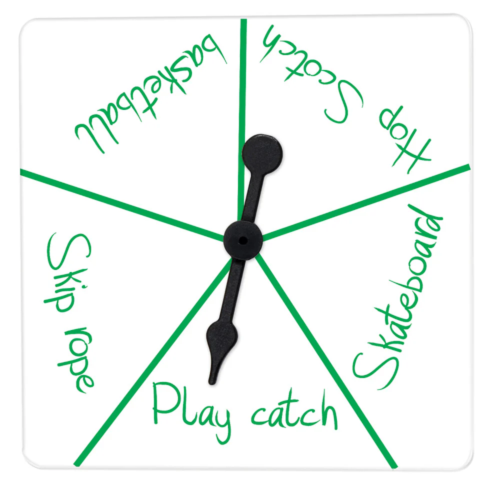 Learning Advantage Transparent Spinners - Customizable, Durable Plastic - Set of 15 - Image 4