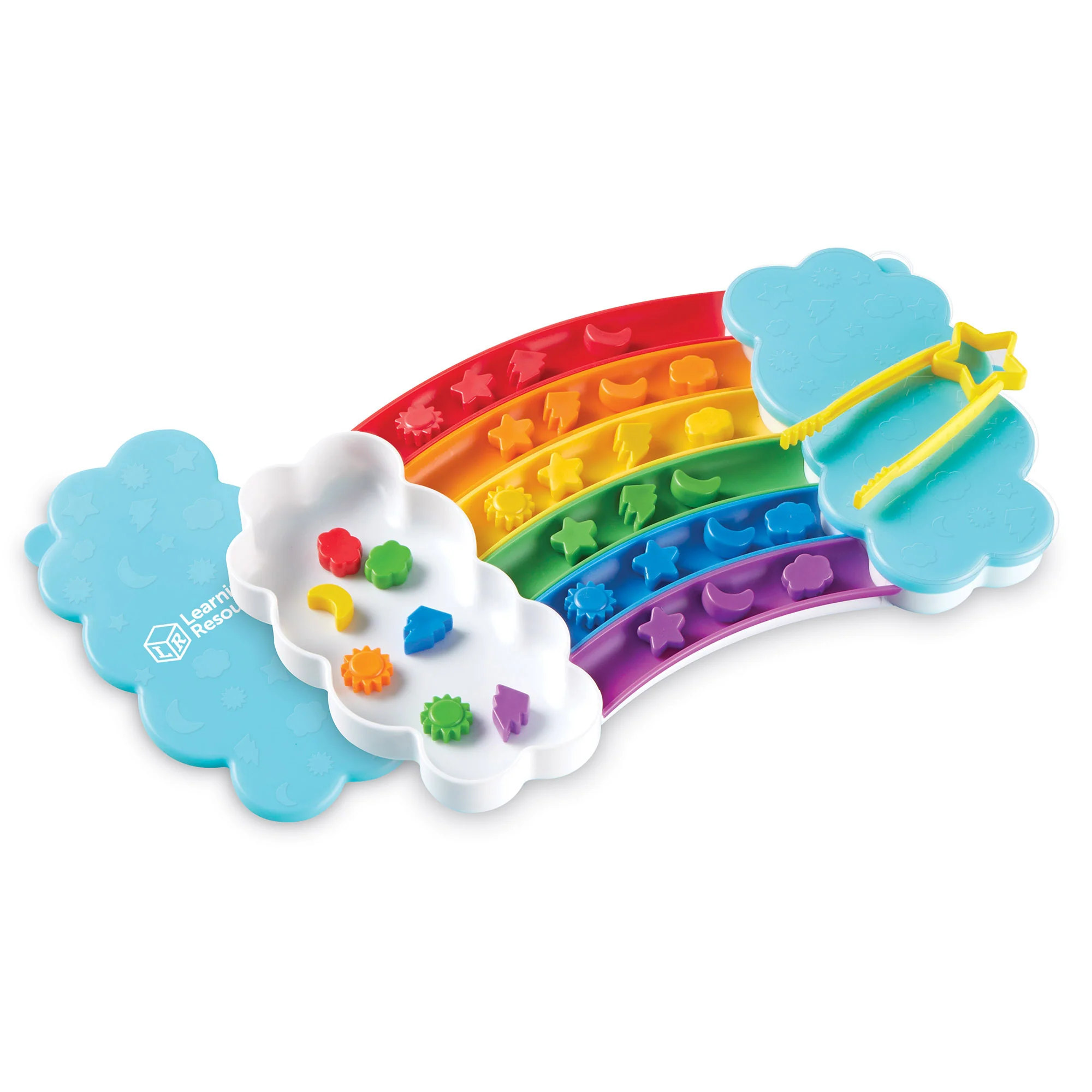 Learning Resources Rainbow Sorting Trays - Colorful Educational Toy for Early Math Skills - Image 3