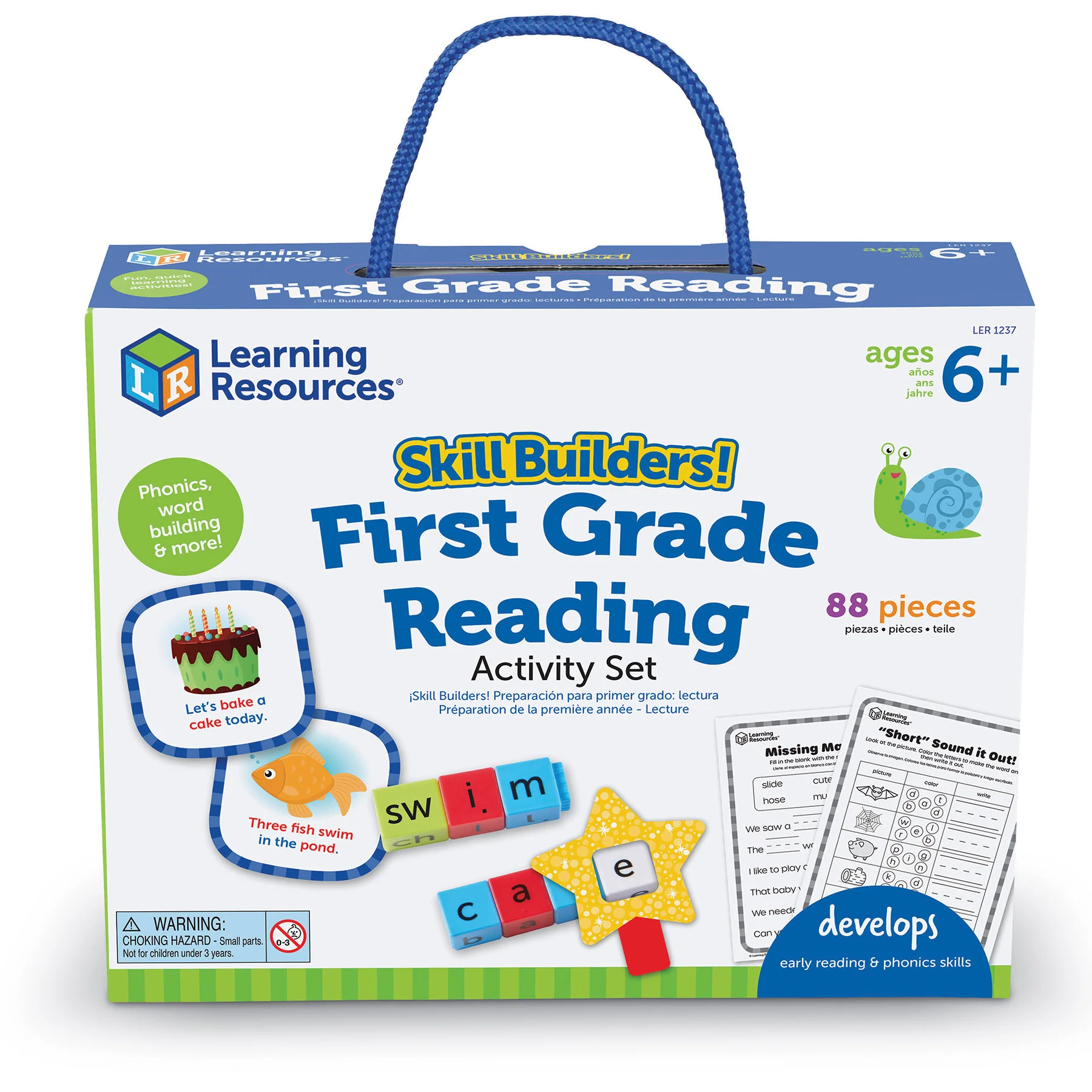 Learning Resources Skill Builders! 1st Grade Reading - Interactive Language Skills Set - Image 2