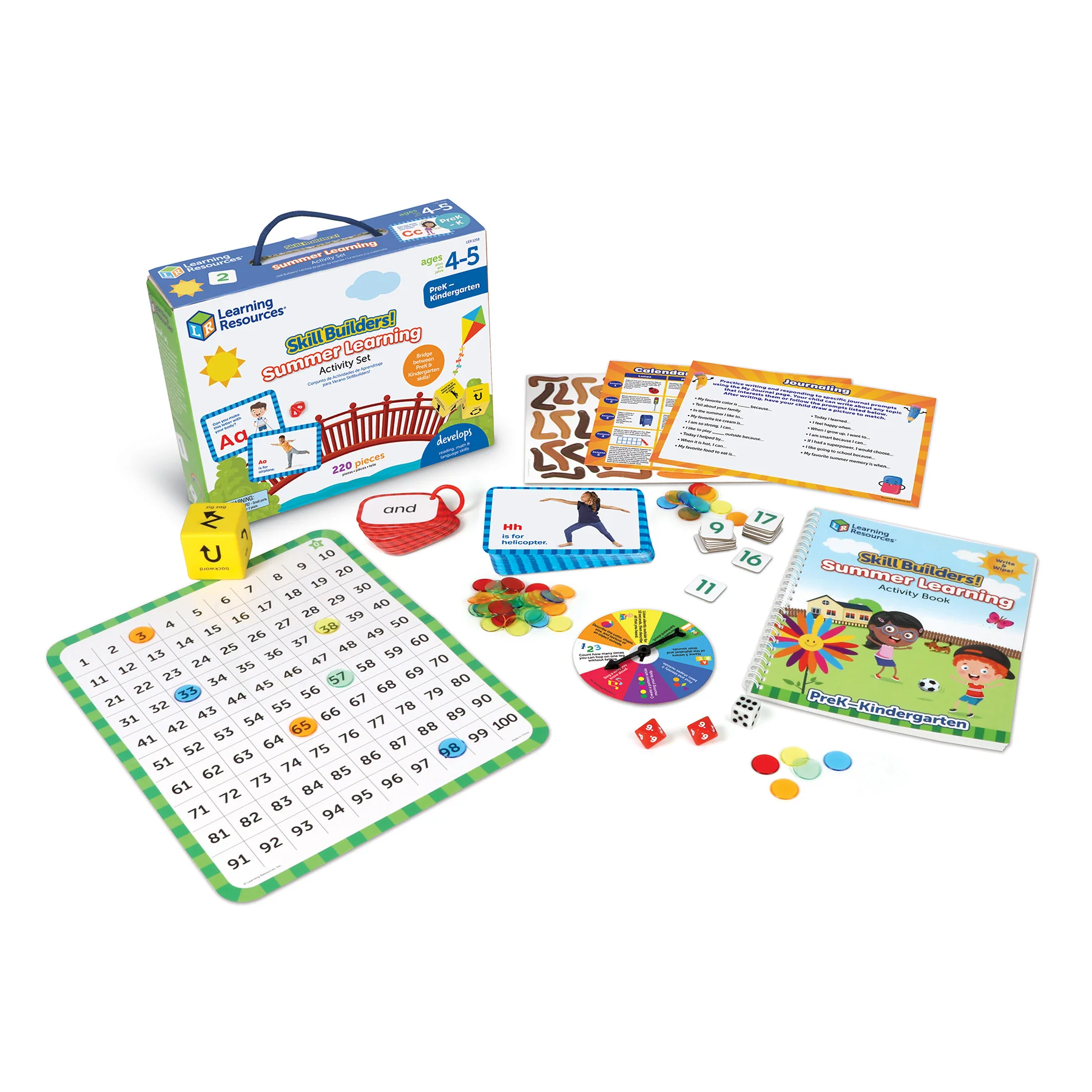 Learning Resources Skill Builders - Summer Activity Set - PreK to K