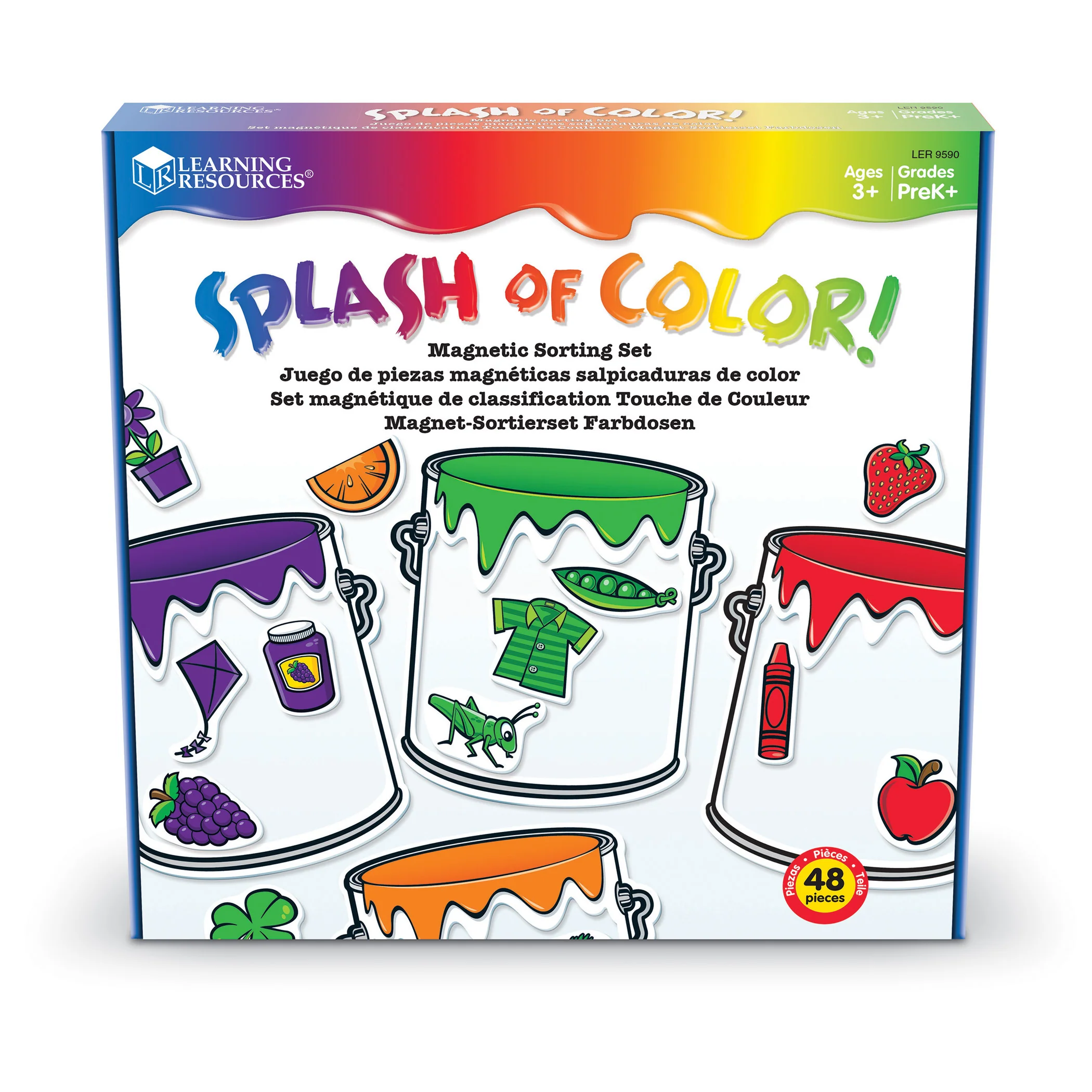 Learning Resources Splash of Color Magnetic Sorting Set - Educational Toy - Image 2