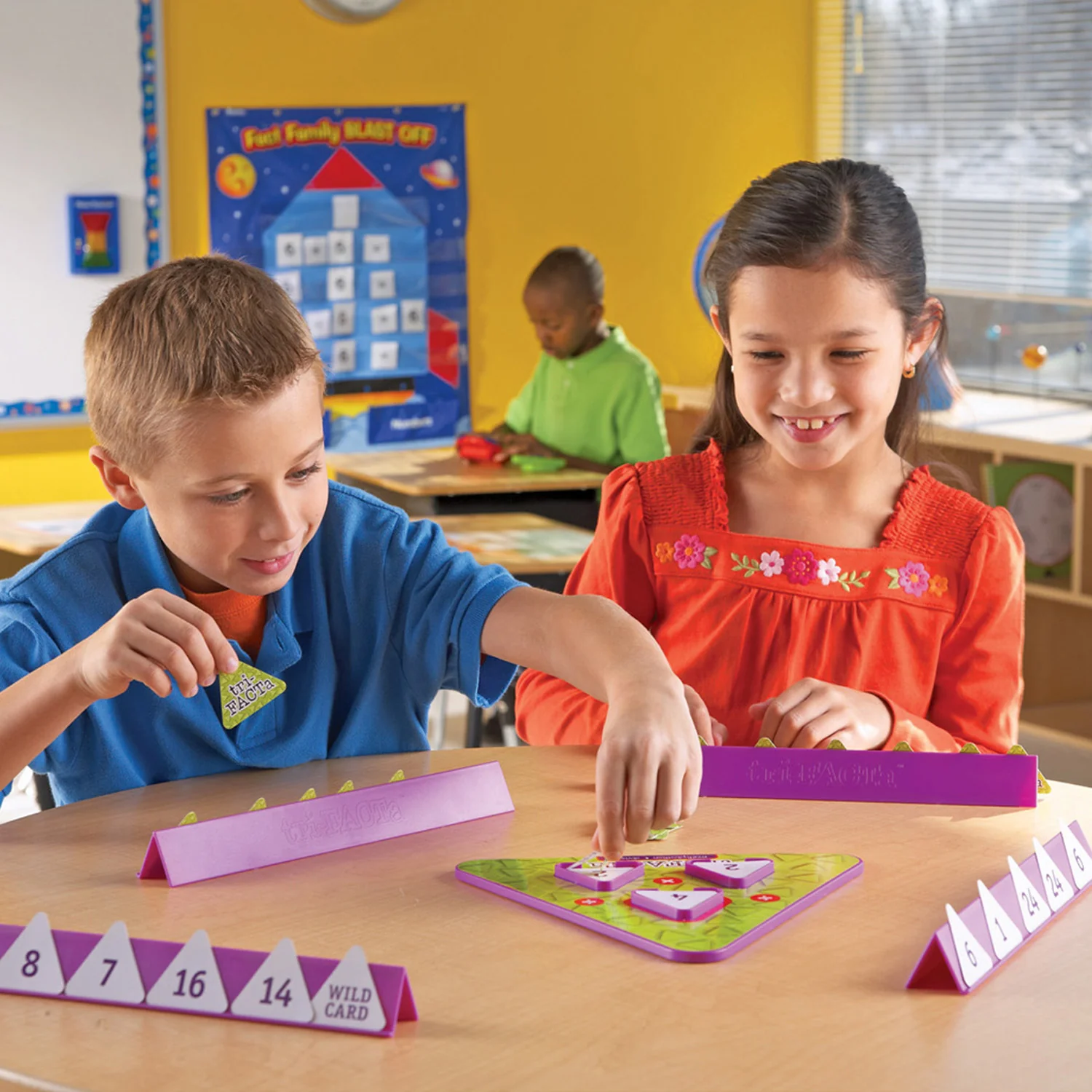 Learning Resources Tri-FACTa Multiplication & Division Game - Educational Math Playset - Image 3
